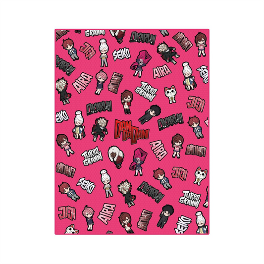 Dan Da Dan - Chibi Style - Decke (120x153cm)