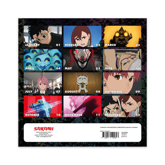 Dandadan - Wandkalender 2026