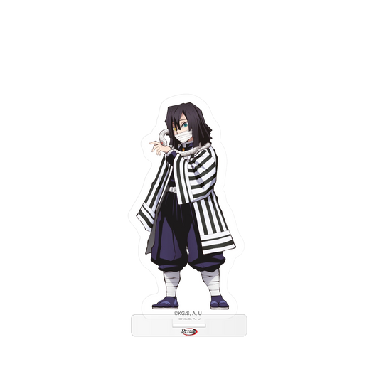 Demon Slayer Kimetsu no Yaiba Entertainment District Arc Acrylaufsteller Obanai mit gestreiftem Schal