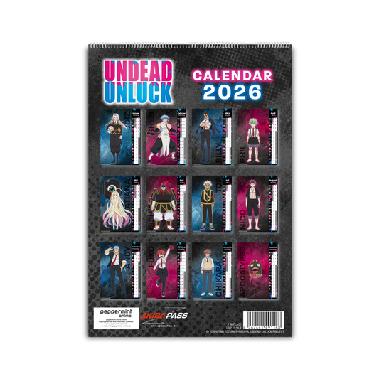 Undead Unluck - Wandkalender 2026