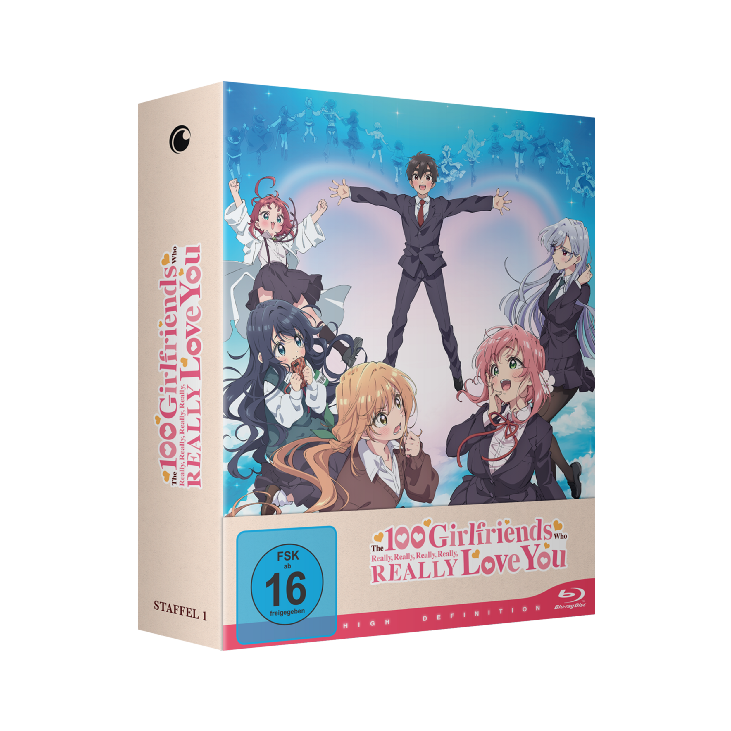 The 100 Girlfriends Who Really Really Really Really REALLY Love you - Staffel 1 - Vol. 1 - Limited Edition mit Sammelschuber (Blu-ray)