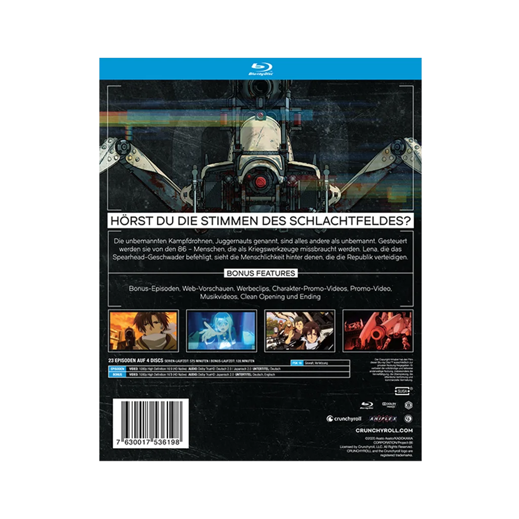 86: Eighty Six - Staffel 1 - Gesamtausgabe (Blu-ray)