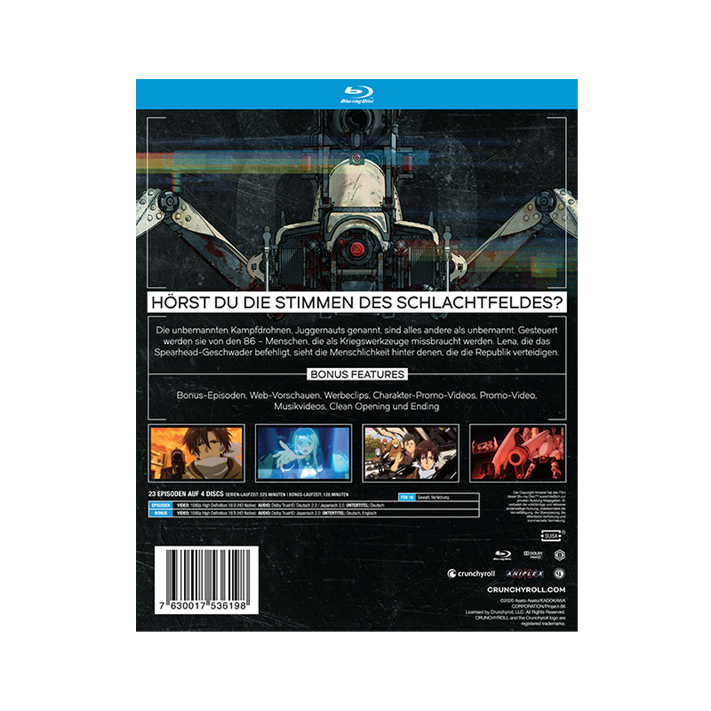 86: Eighty Six - Staffel 1 - Gesamtausgabe (Blu-ray)