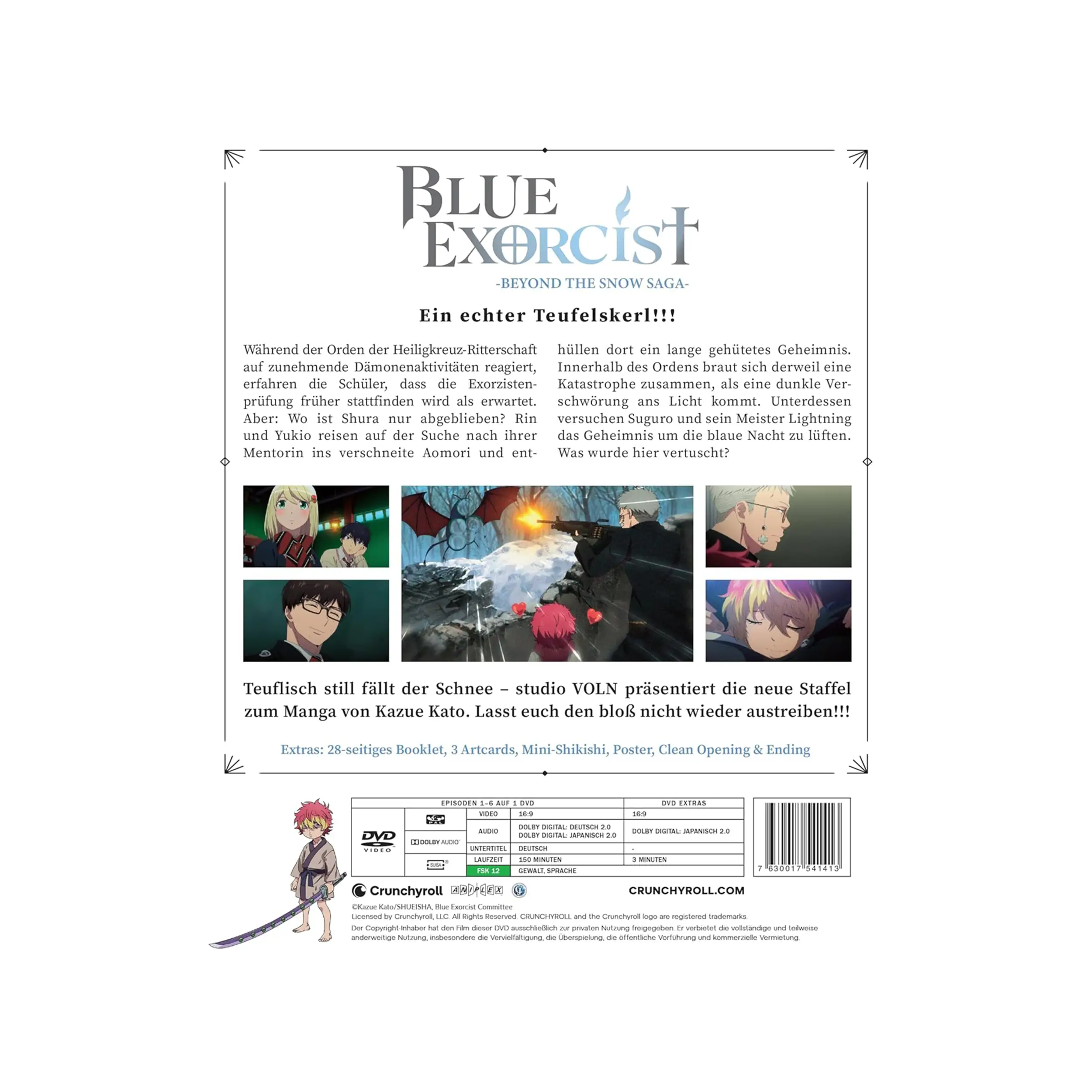 Blue Exorcist: Beyond the Snow Saga - Staffel 3 - Part 2 - Vol. 1 - Limited Edition mit Sammelschuber (DVD)