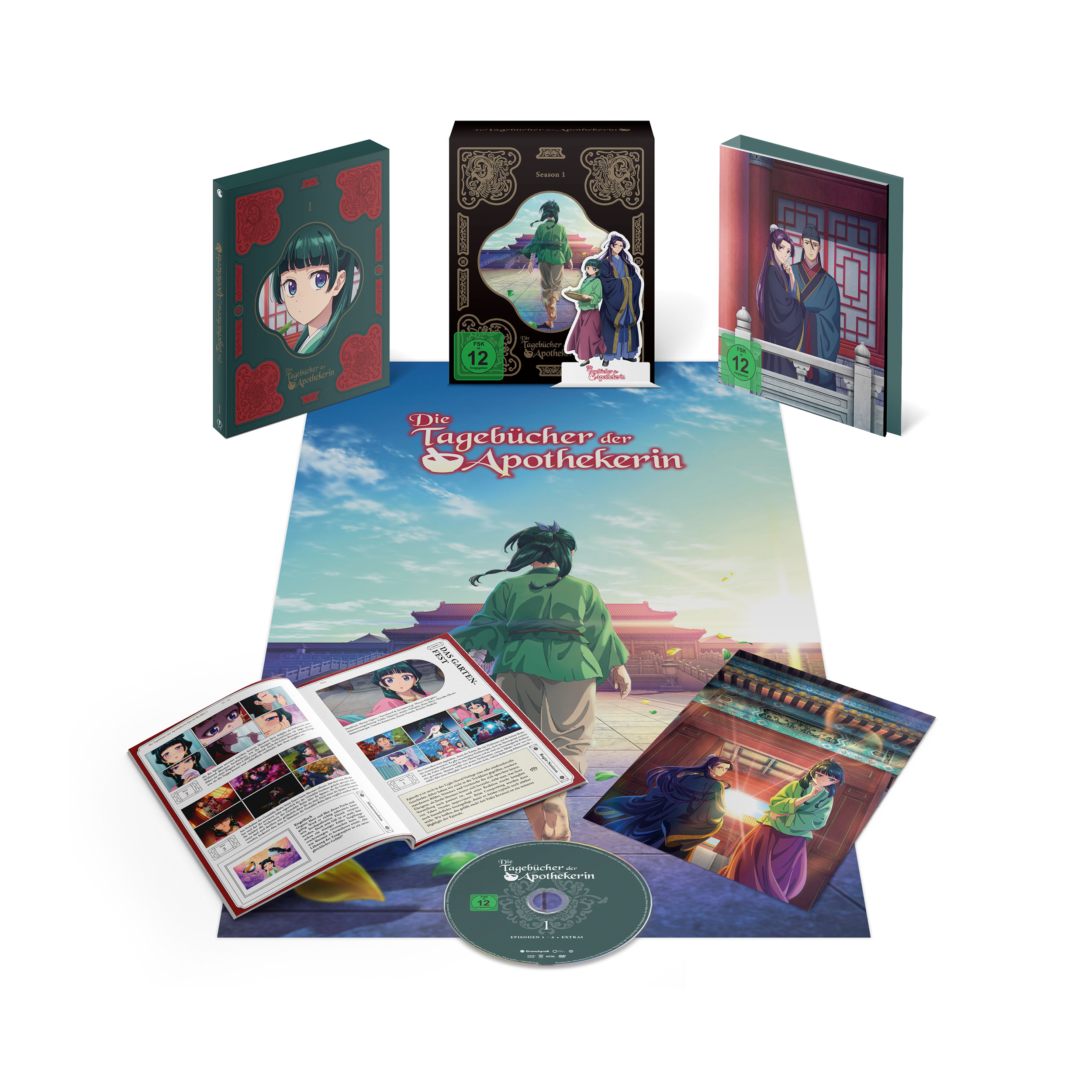 The Apothecary Diaries - Die Tagebücher der Apothekerin - Staffel 1 - Vol. 1 - Limited Edition mit Sammelschuber (DVD)