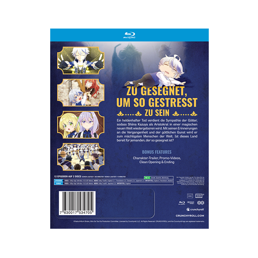 The Aristocrat’s Otherworldly Adventure: Serving Gods Who Go Too Far - Die Parallelwelt-Chroniken des Aristokraten - Gesamtausgabe (Blu-ray)
