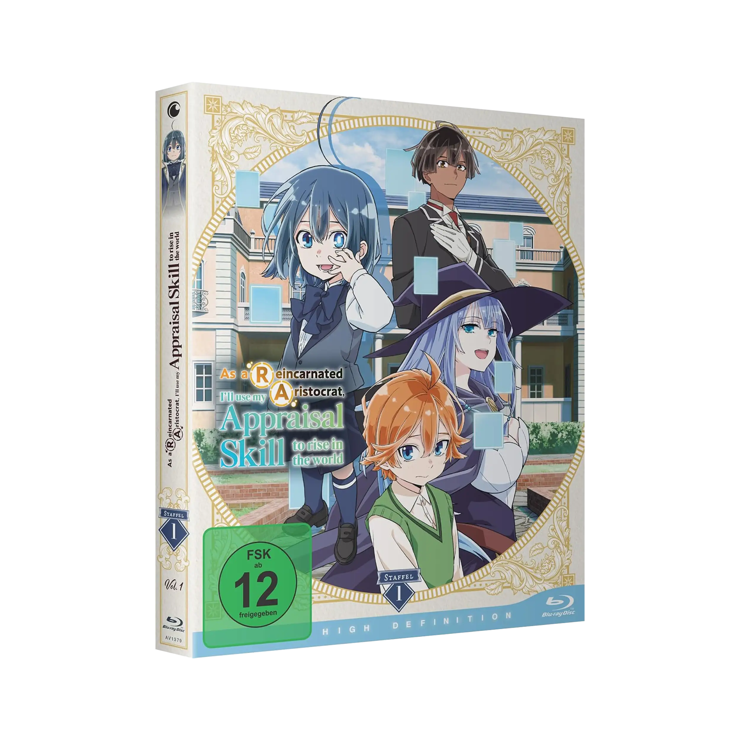 As a Reincarnated Aristocrat, I'll Use My Appraisal Skill to Rise in the World - Staffel 1 - Vol. 1 (Blu-ray)
