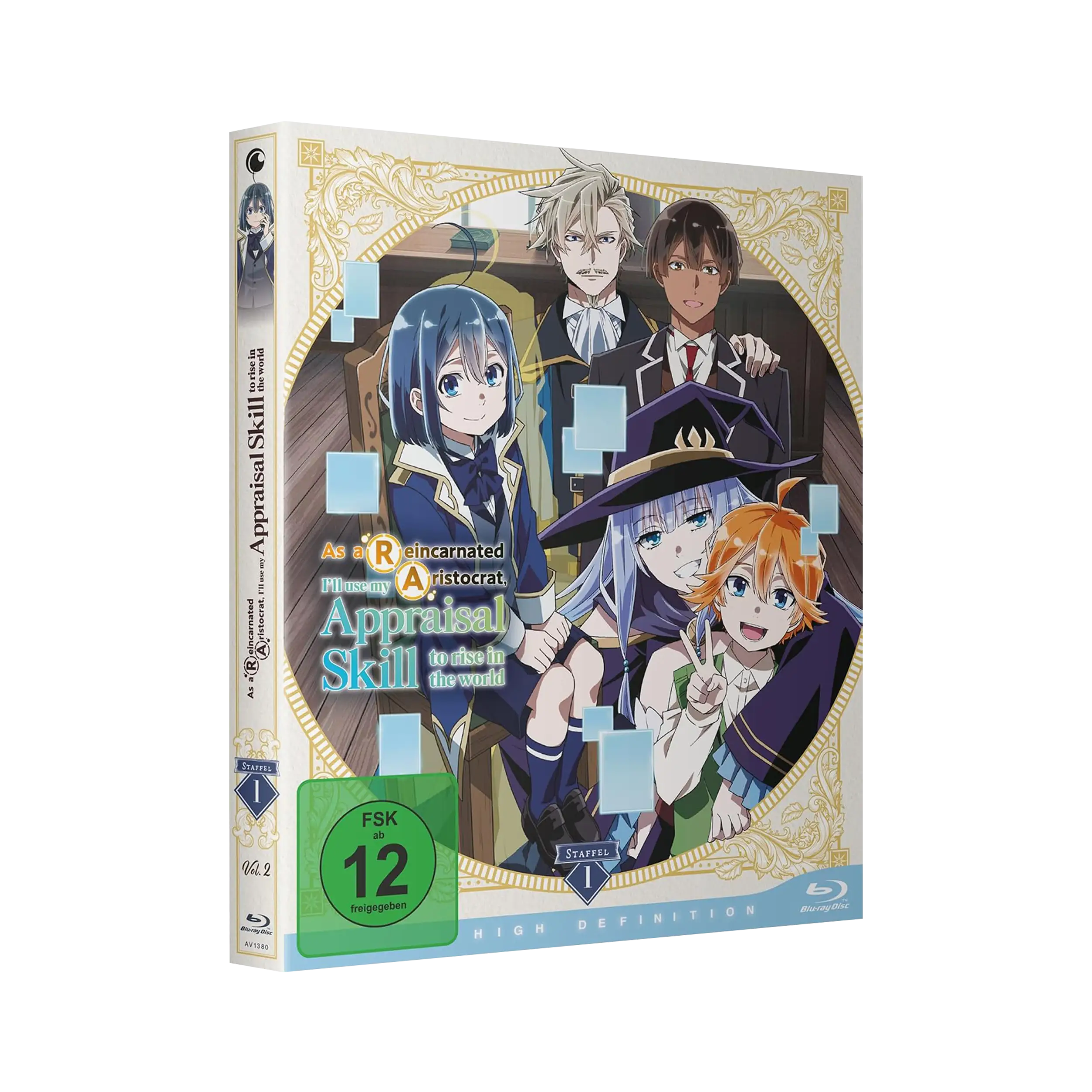 As a Reincarnated Aristocrat, I'll Use My Appraisal Skill to Rise in the World - Staffel 1 - Vol. 2 (Blu-ray)