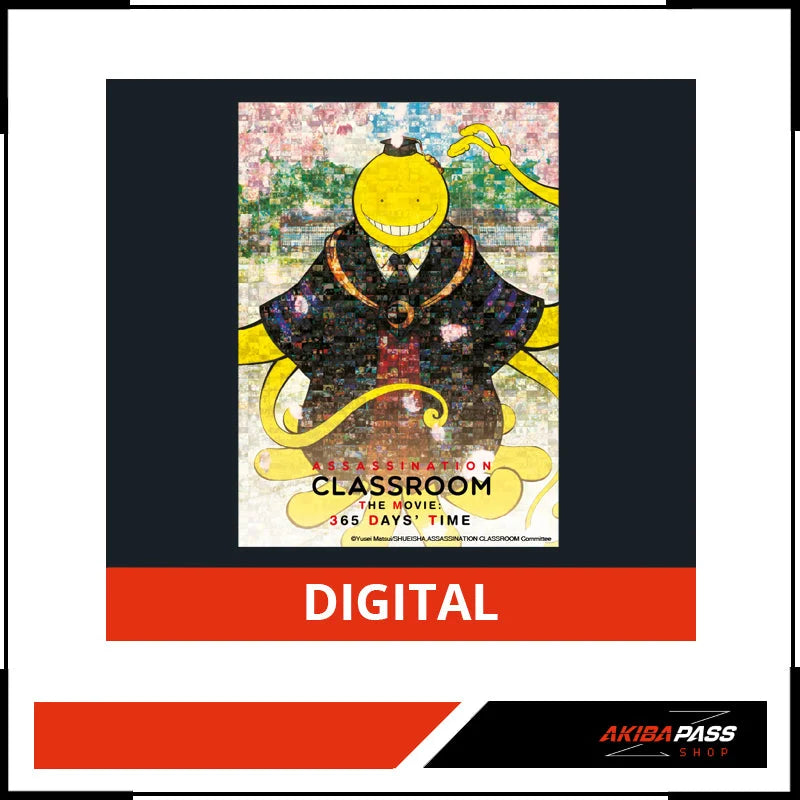 Digitalkomik aus Assassination Classroom: 365 Days Time mit gelbem Charakter