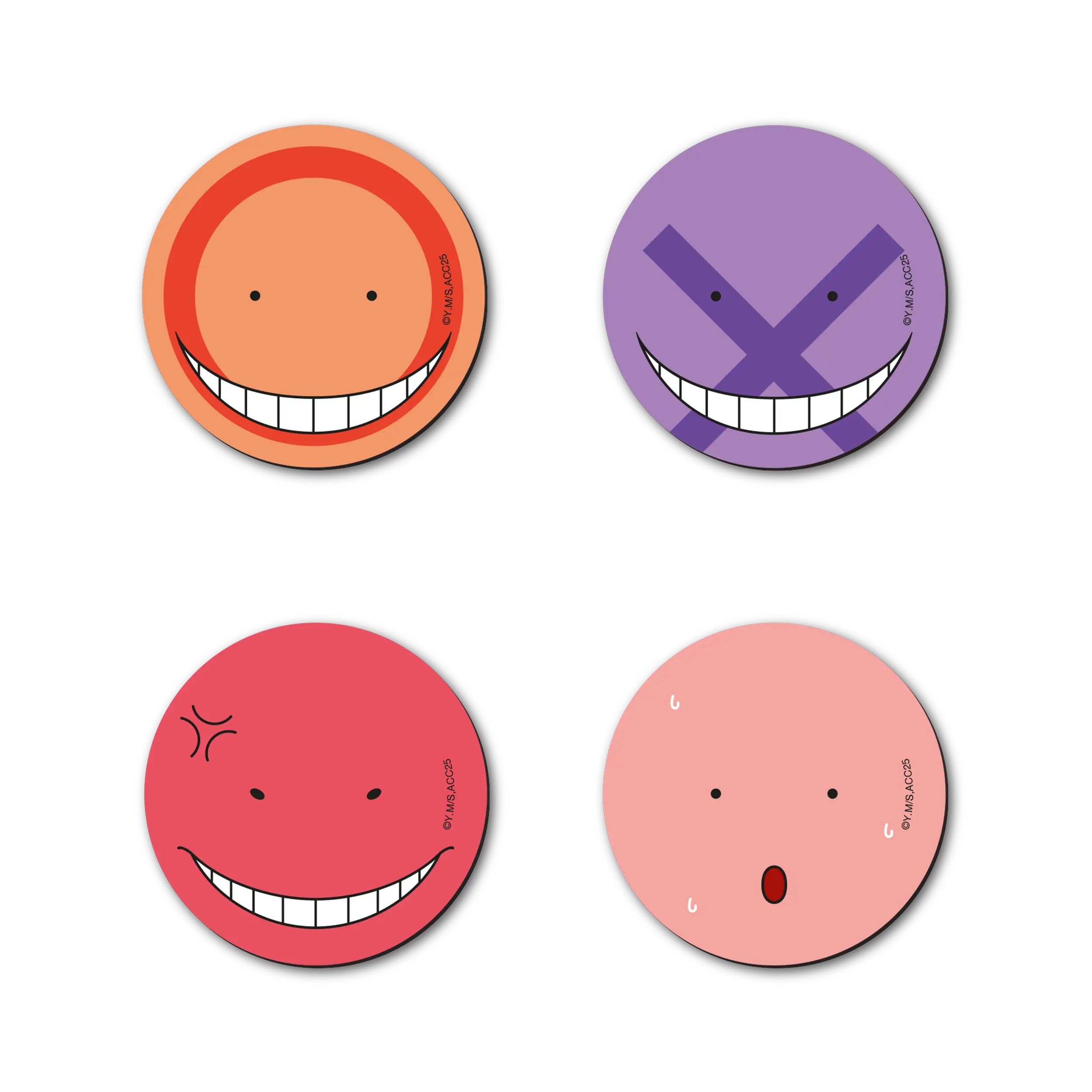 Assassination Classroom - Untersetzer-Set - Koro-Sensei - Set B