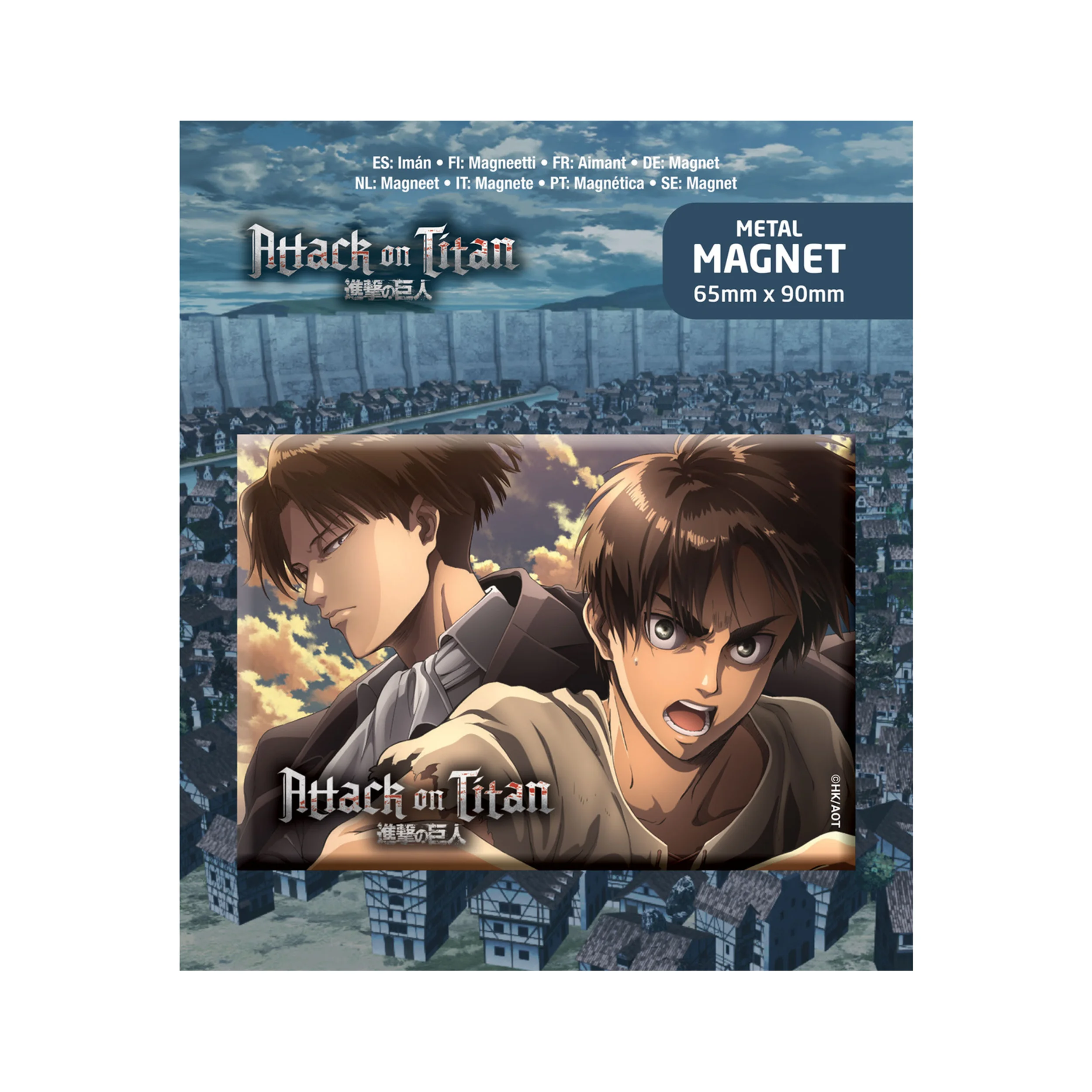 Attack on Titan: Eren and Levi (Magnet)