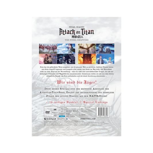 Attack on Titan Final Season - 4. Staffel - The Final Chapters (DVD)