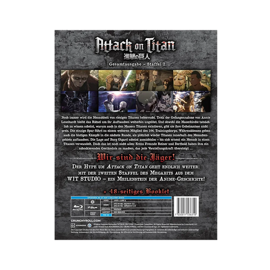 Attack on Titan - Staffel 2 - Gesamtausgabe - Limited Edition im Steelbook (Blu-ray)