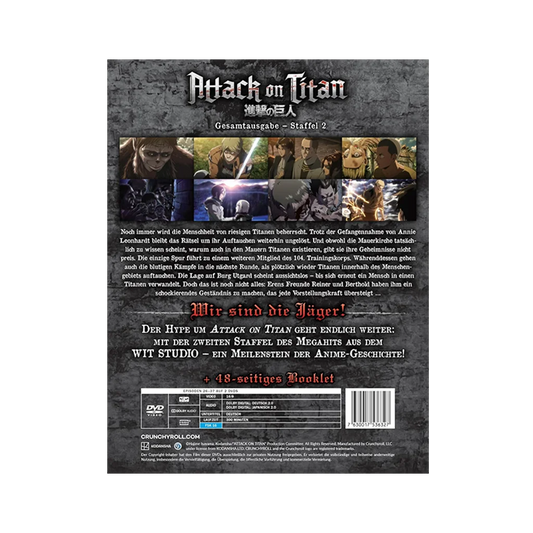 Attack on Titan - Staffel 2 - Gesamtausgabe - Limited Edition im Steelbook (DVD)