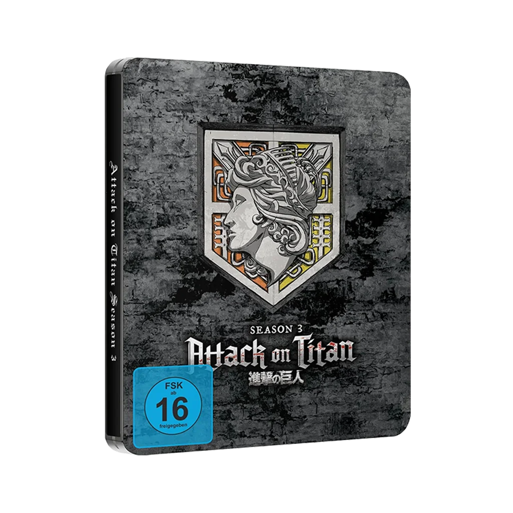 Attack on Titan - Staffel 3 - Gesamtausgabe - Steelbook (Blu-ray) - Limited Edition