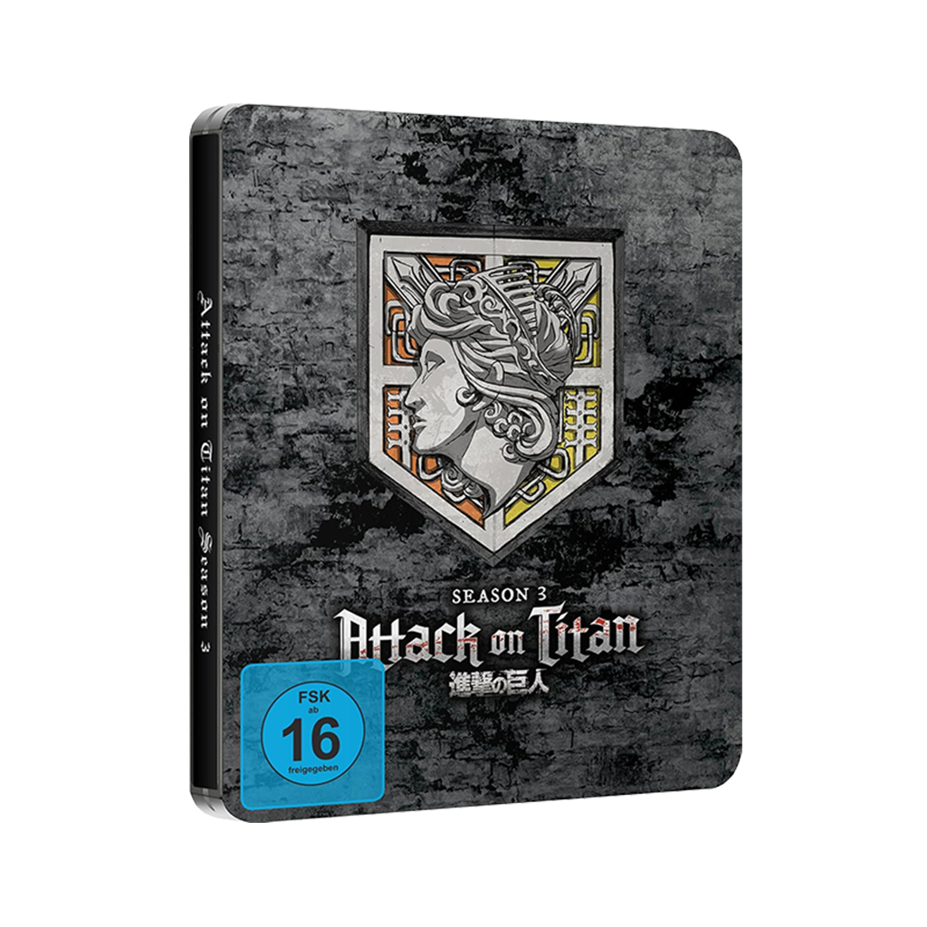 Attack on Titan - Staffel 3 - Gesamtausgabe - Steelbook (Blu-ray) - Limited Edition