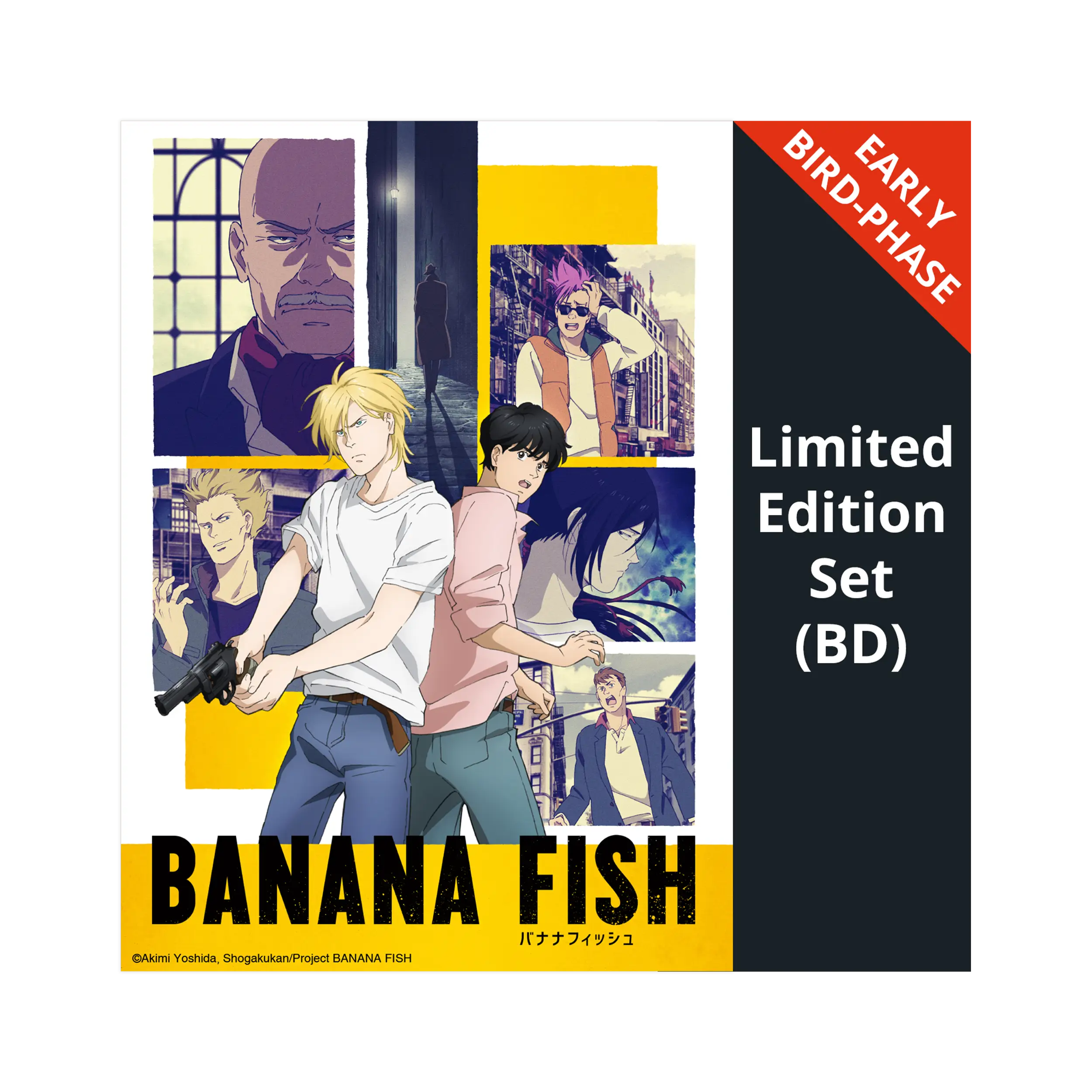 Banana Fish - Limited Edition - Sparbundle mit Vol. 1 & 2, Sammelschuber und exklusiven Extras (Blu-ray)