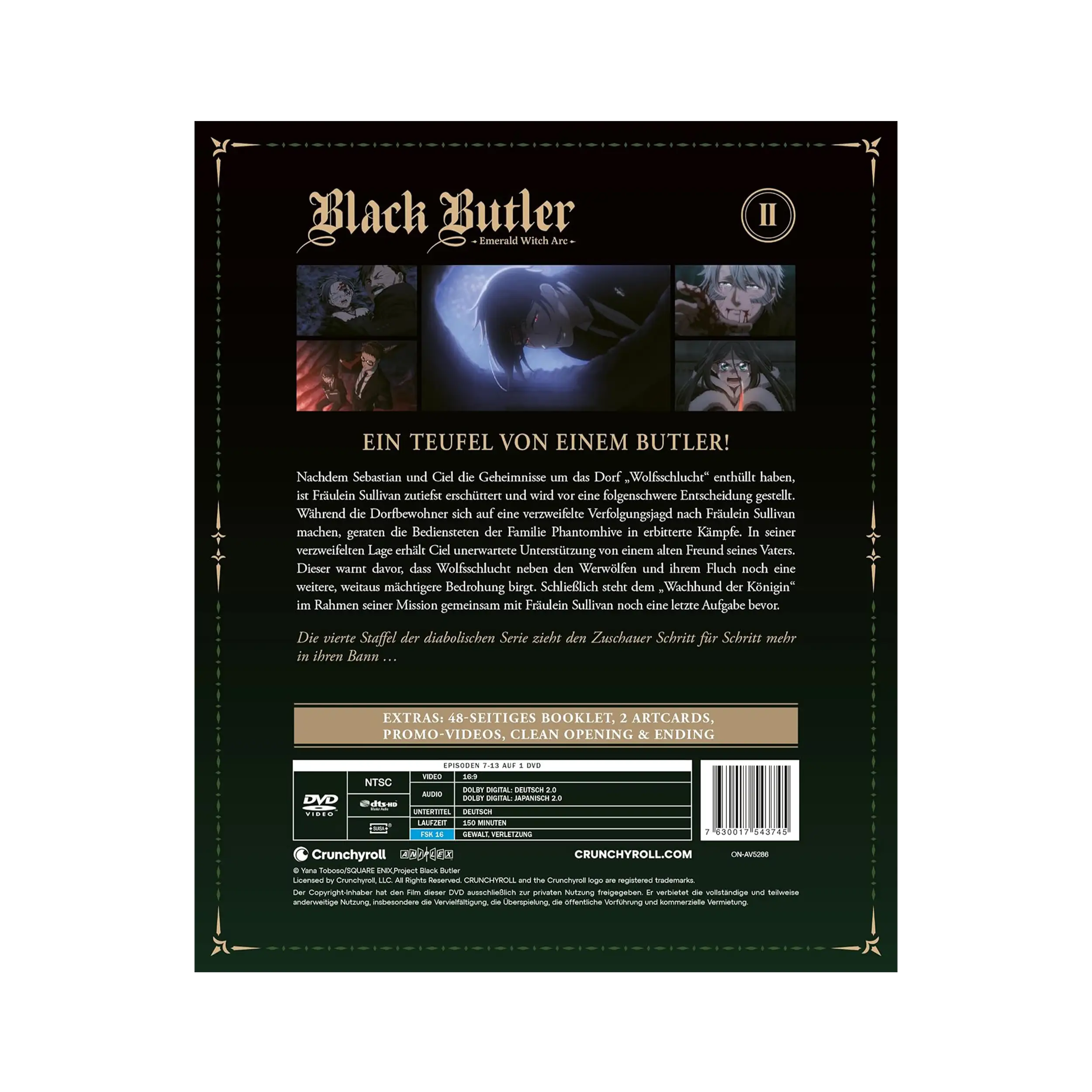 Black Butler: Emerald Witch Arc - Season 5 - Vol. 2 (DVD)