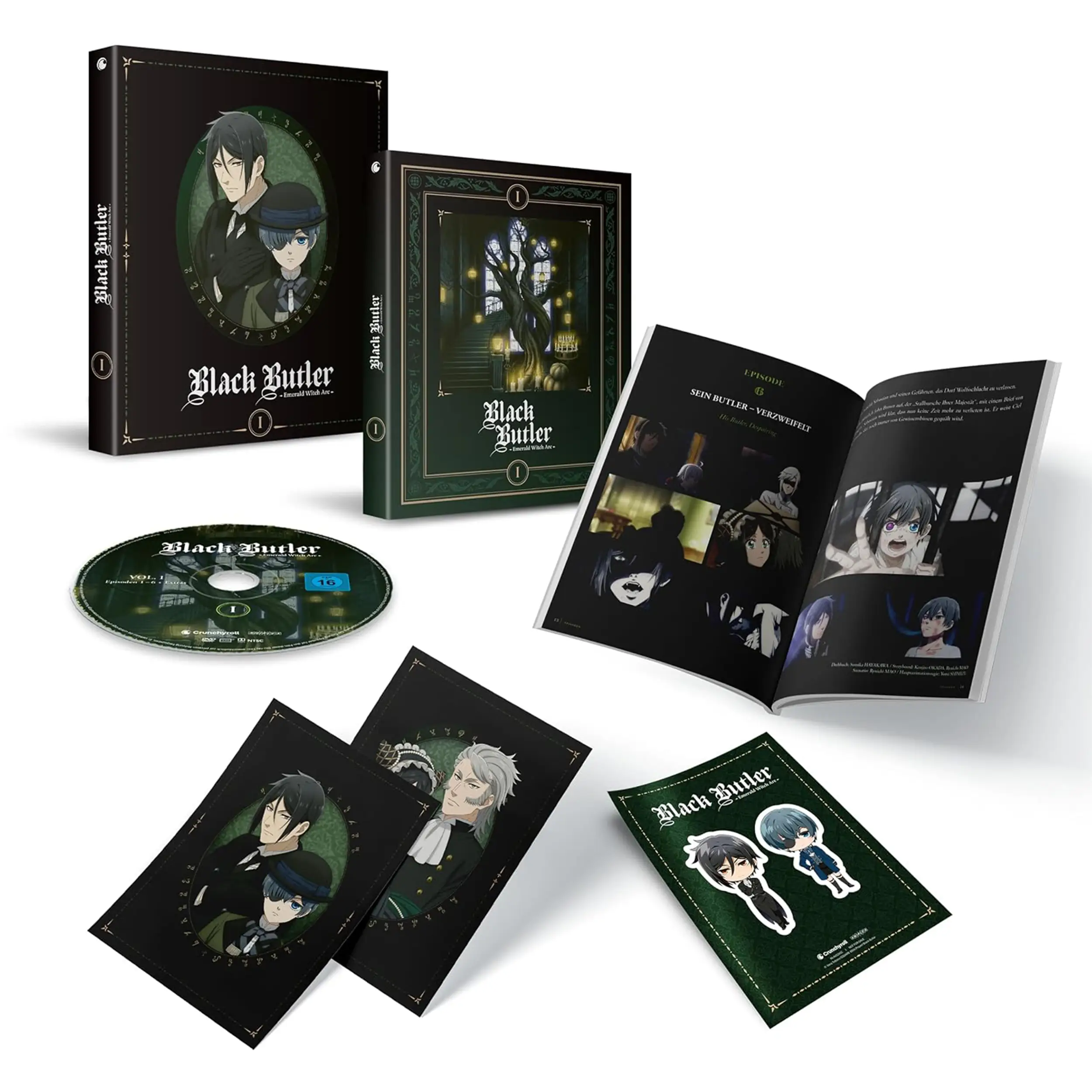 Black Butler: Emerald Witch Arc - Staffel 4 - Vol.1 - Limited Edition mit Samelschuber (DVD)