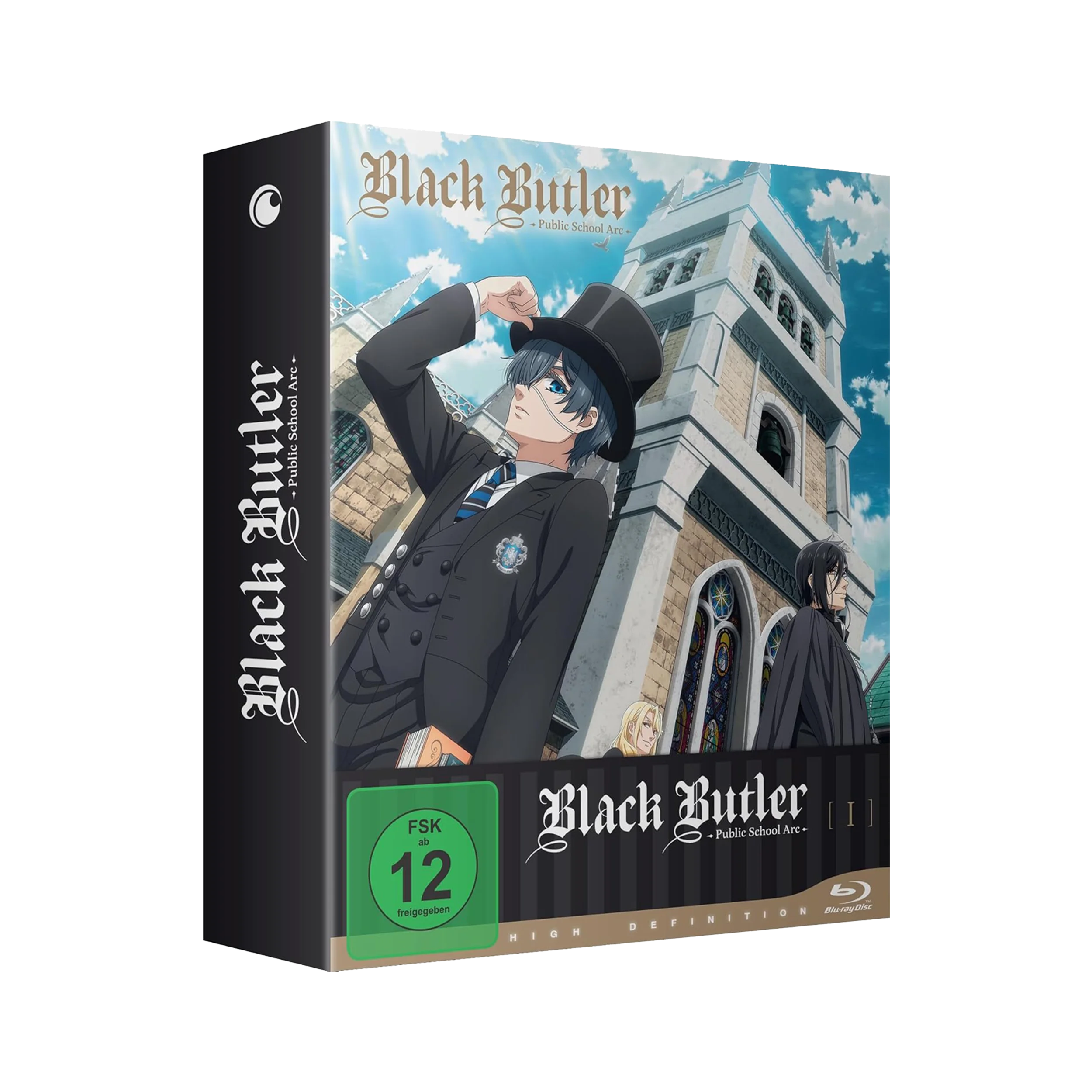 Black Butler Blu-ray Box Set Public School Arc Staffel 4 Vol 1 mit Sammelschuber