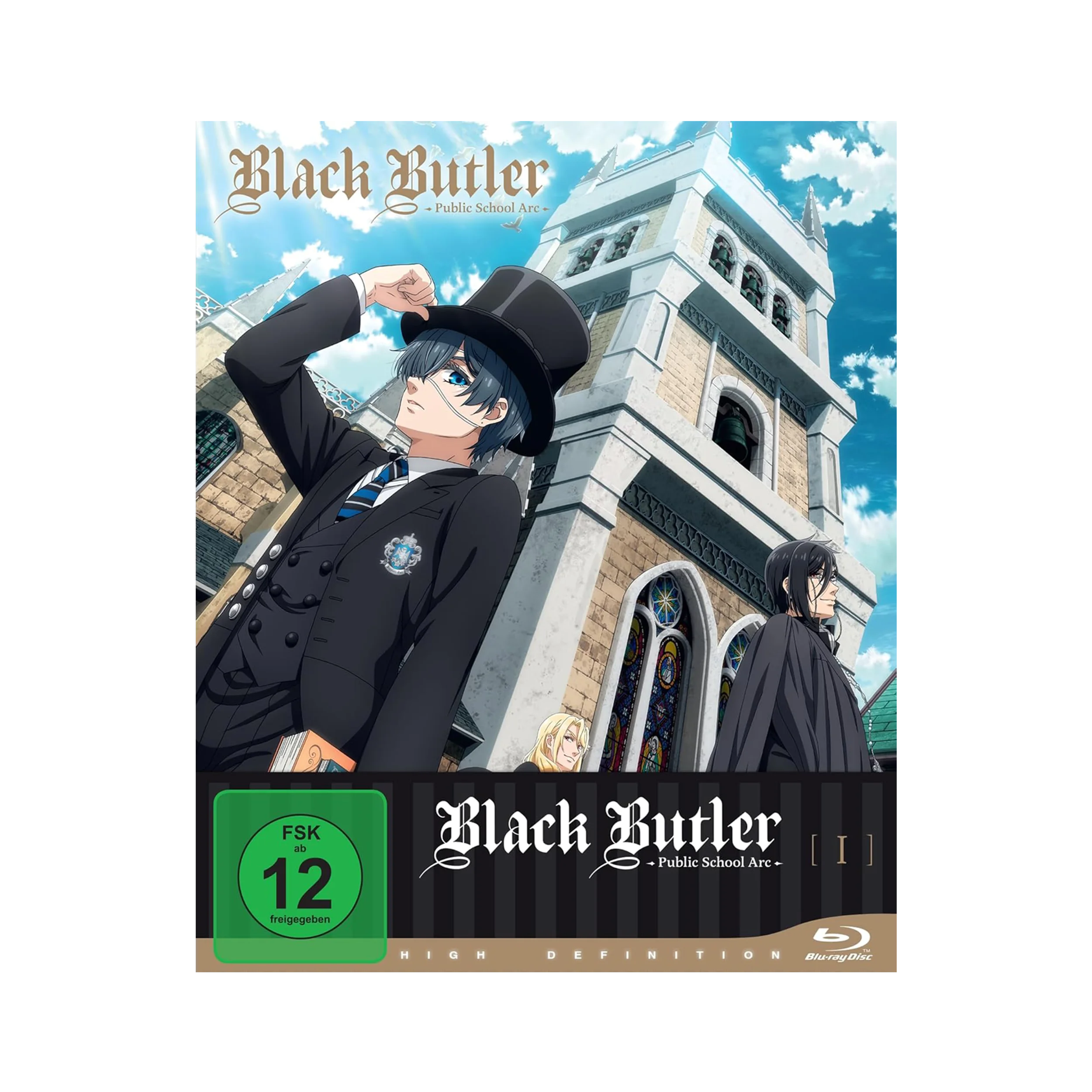 Black Butler Blu-ray Box Set Public School Arc Staffel 4 Vol 1 mit Sammelschuber
