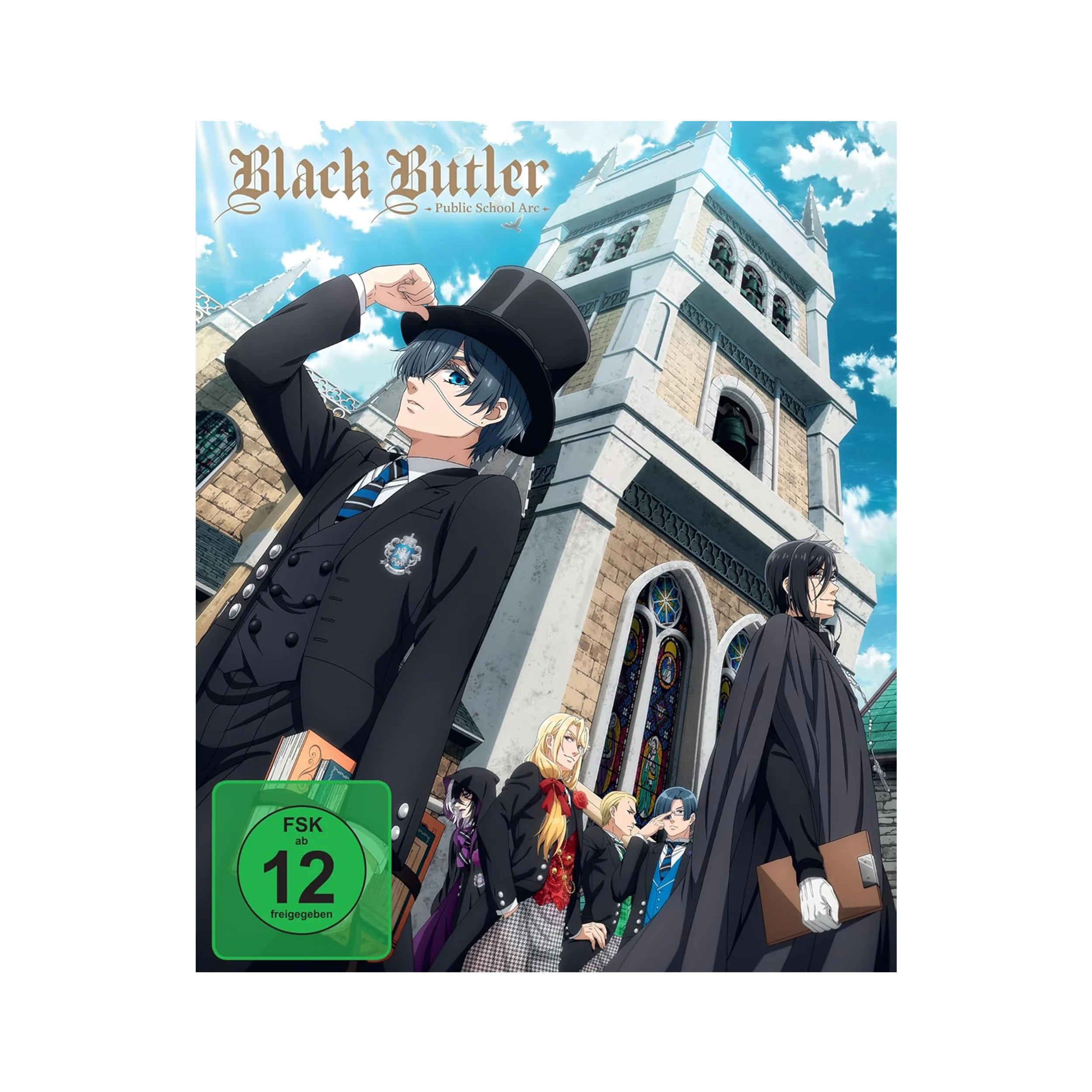 Black Butler: Public School Arc - Staffel 4 - Vol. 1 mit Sammelschuber (DVD)