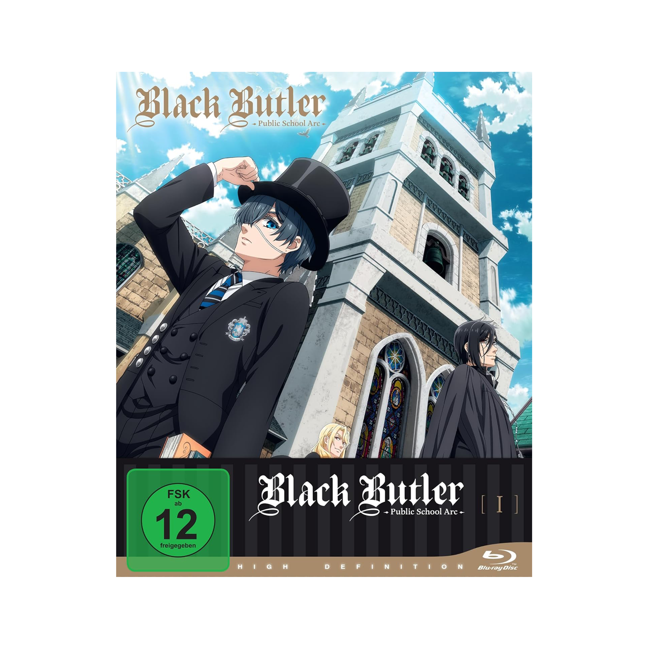 Black Butler: Public School Arc - Staffel 4 - Vol. 1 mit Sammelschuber (Blu-ray)