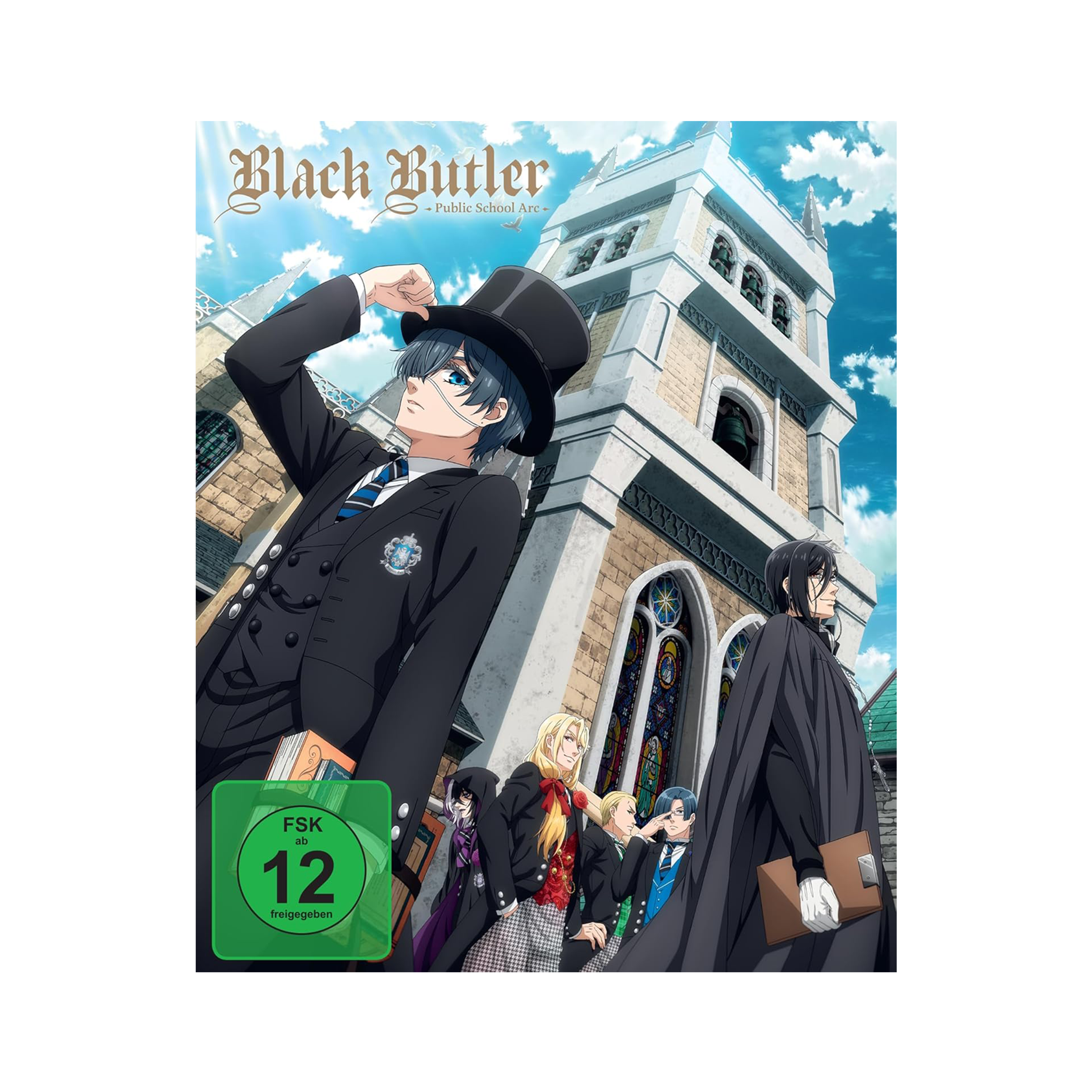 Black Butler: Public School Arc - Staffel 4 - Vol. 1 mit Sammelschuber (DVD)