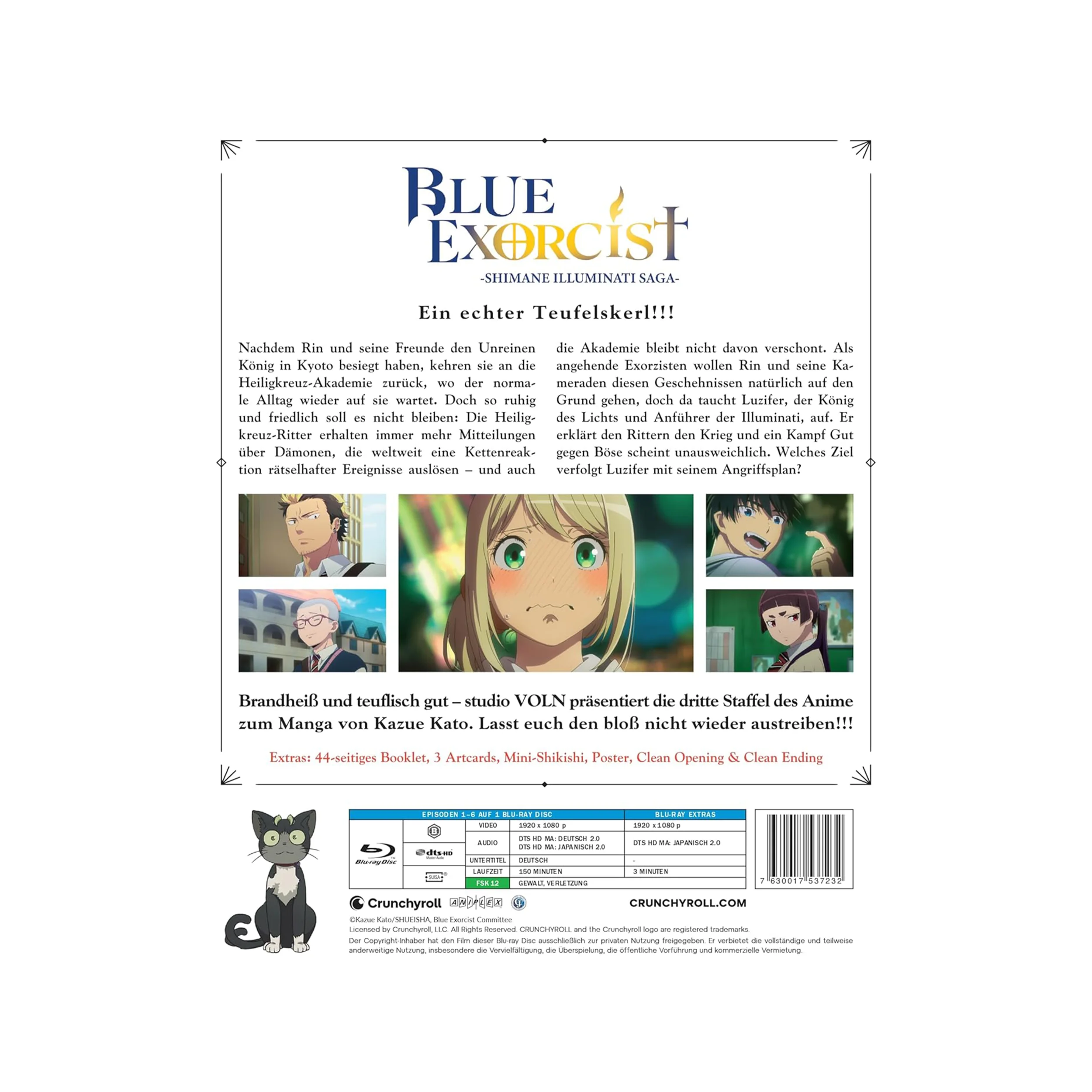 Blue Exorcist: Shimane Illuminati Saga - Staffel 3 - Vol. 1 mit Sammelschuber (Blu-ray)