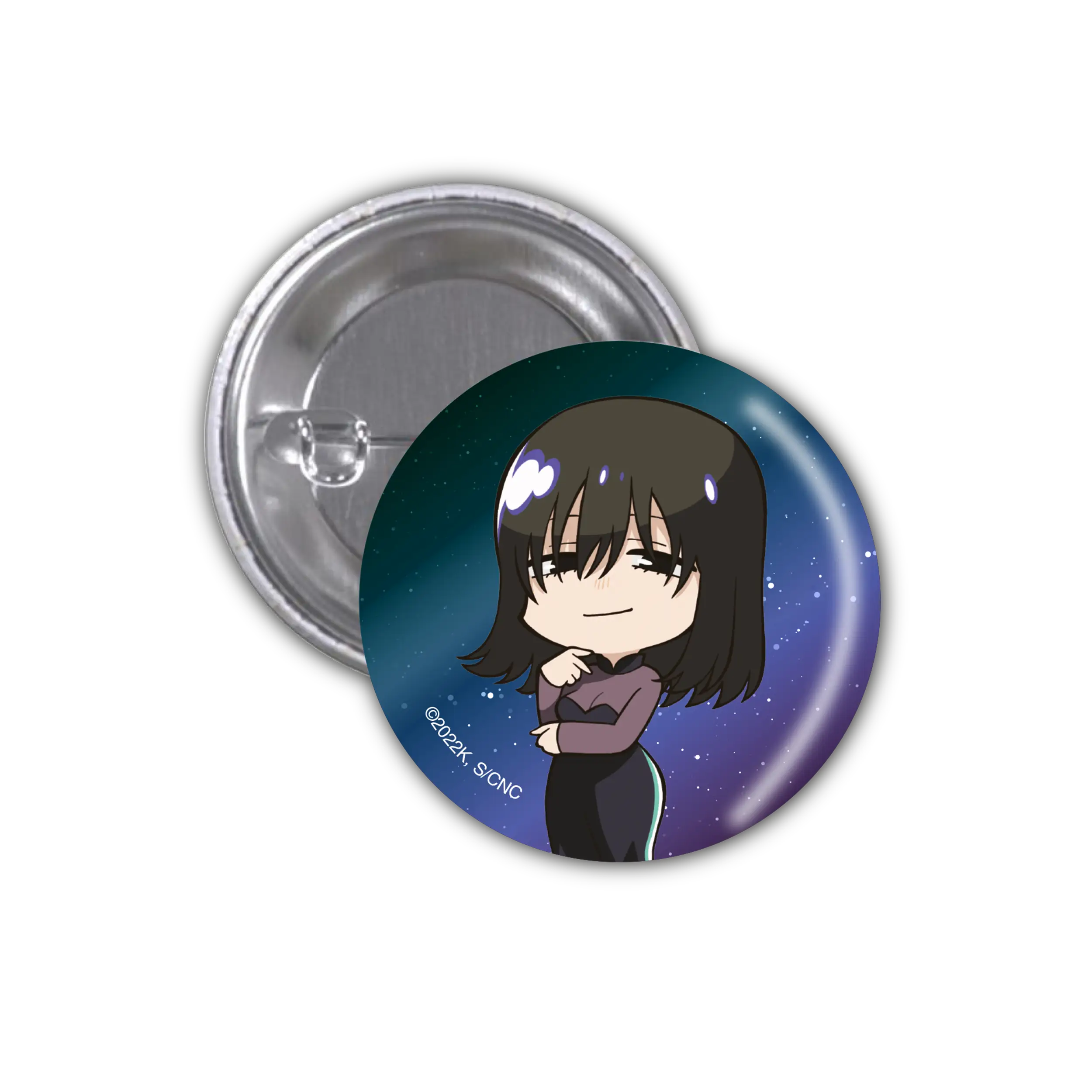 Call of the Night - Button - Chibi Kabura (glow in the dark effect)