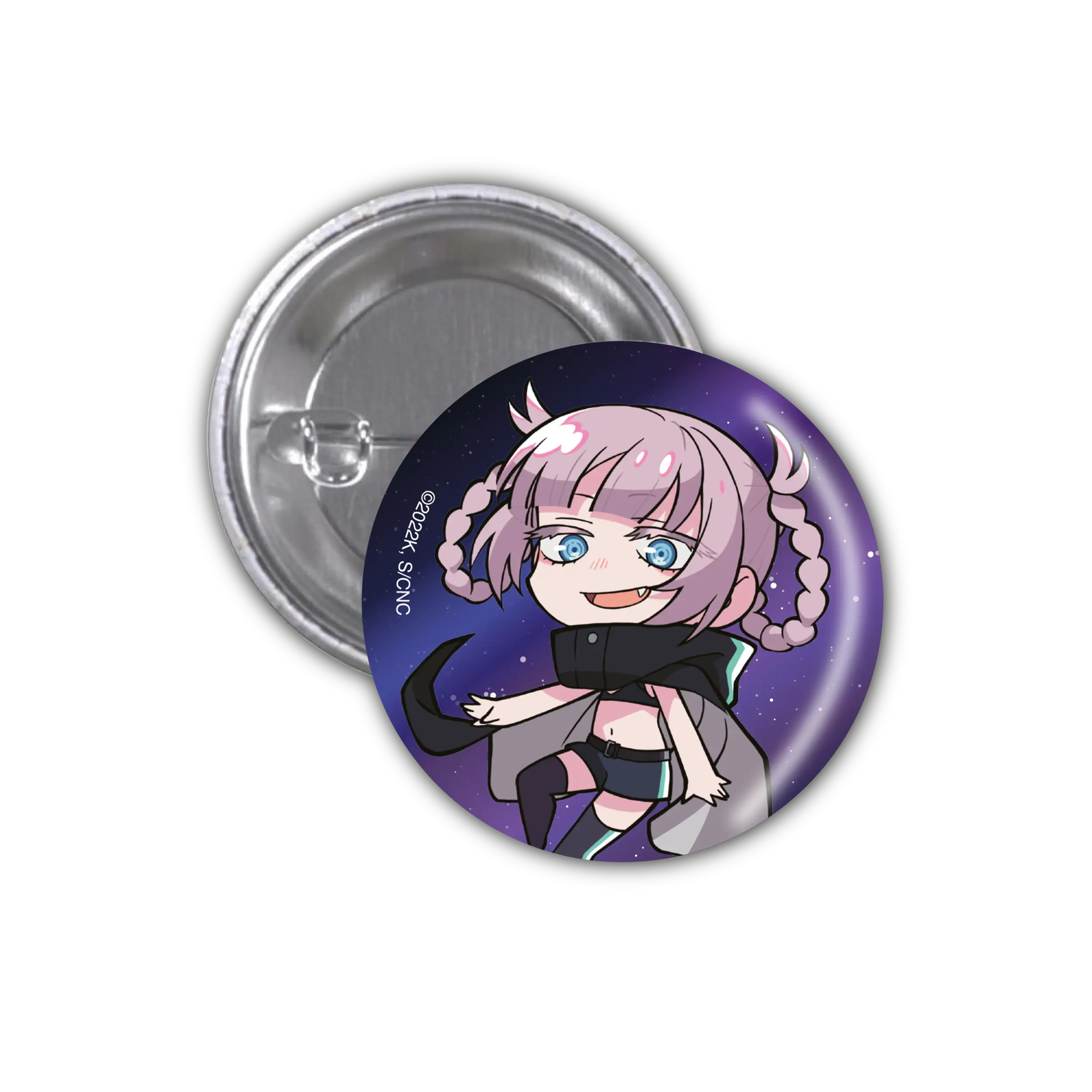 Call of the Night - Button - Chibi Nazuna Ver. A (glow in the dark effect)