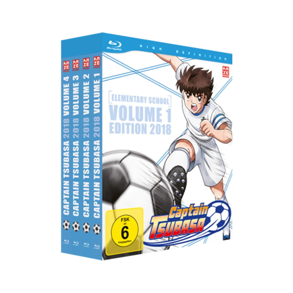 Captain Tsubasa 2018 - Gesamtausgabe - Bundle - Vol. 1-4 (Blu-ray)