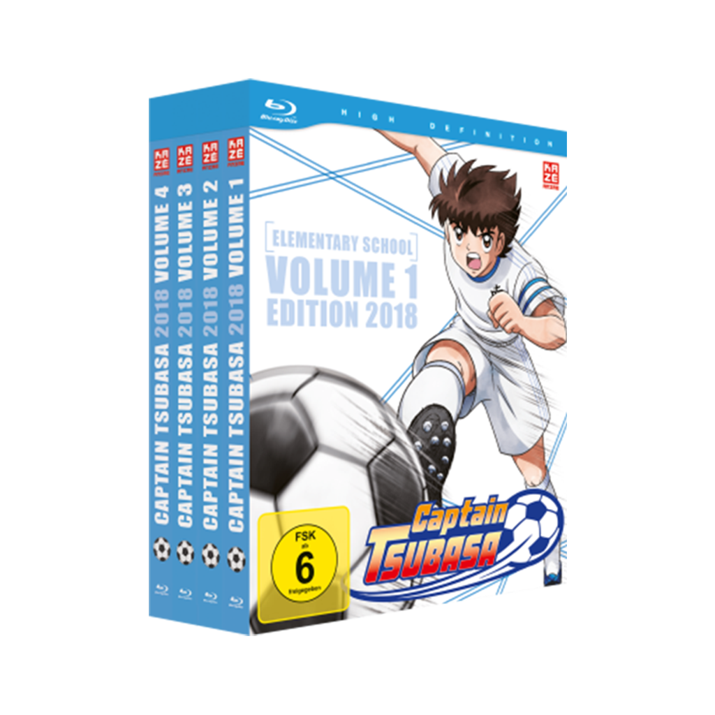 Captain Tsubasa 2018 - Gesamtausgabe - Bundle - Vol. 1-4 (Blu-ray)