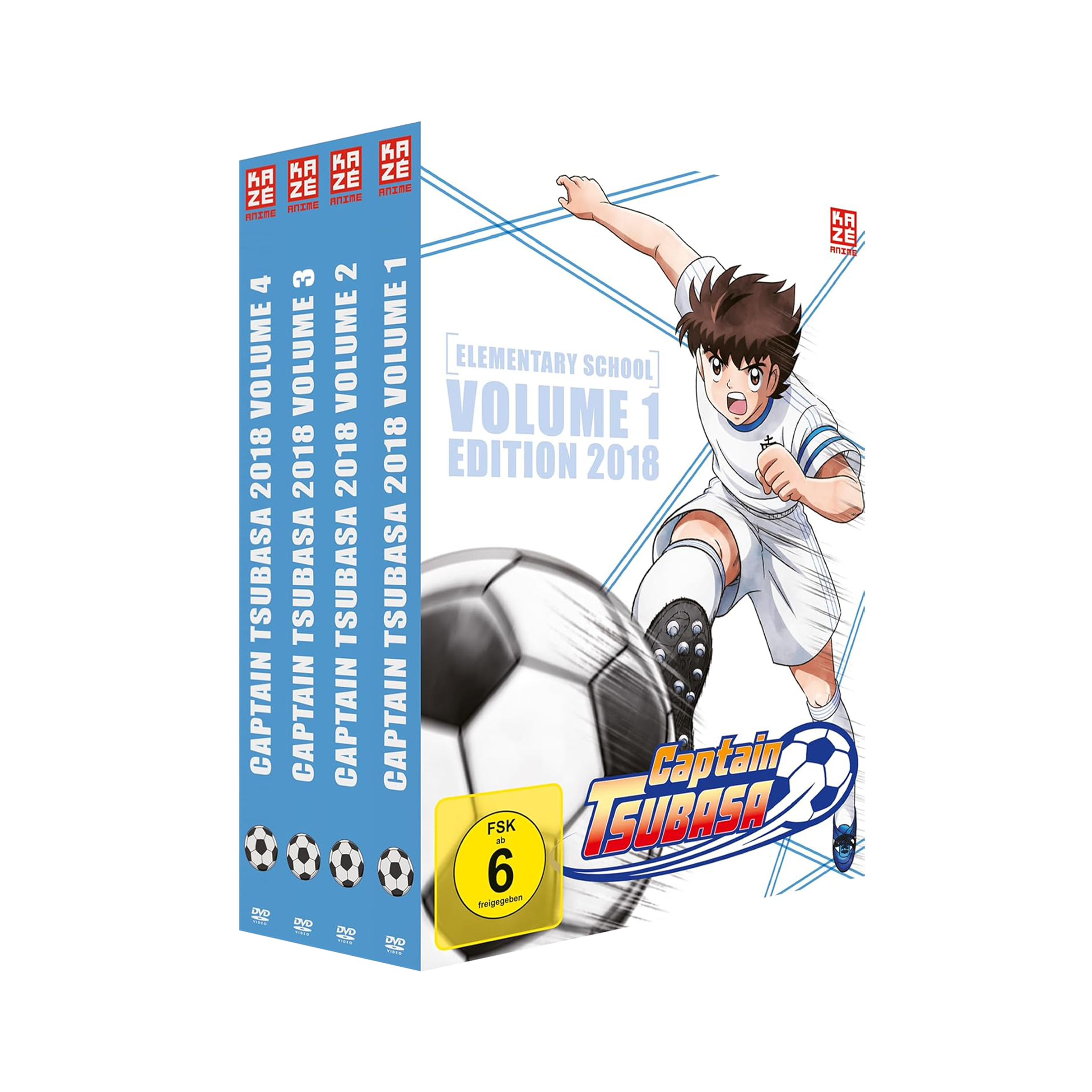 Captain Tsubasa 2018 - Gesamtausgabe - Bundle - Vol.1-4 (DVD)