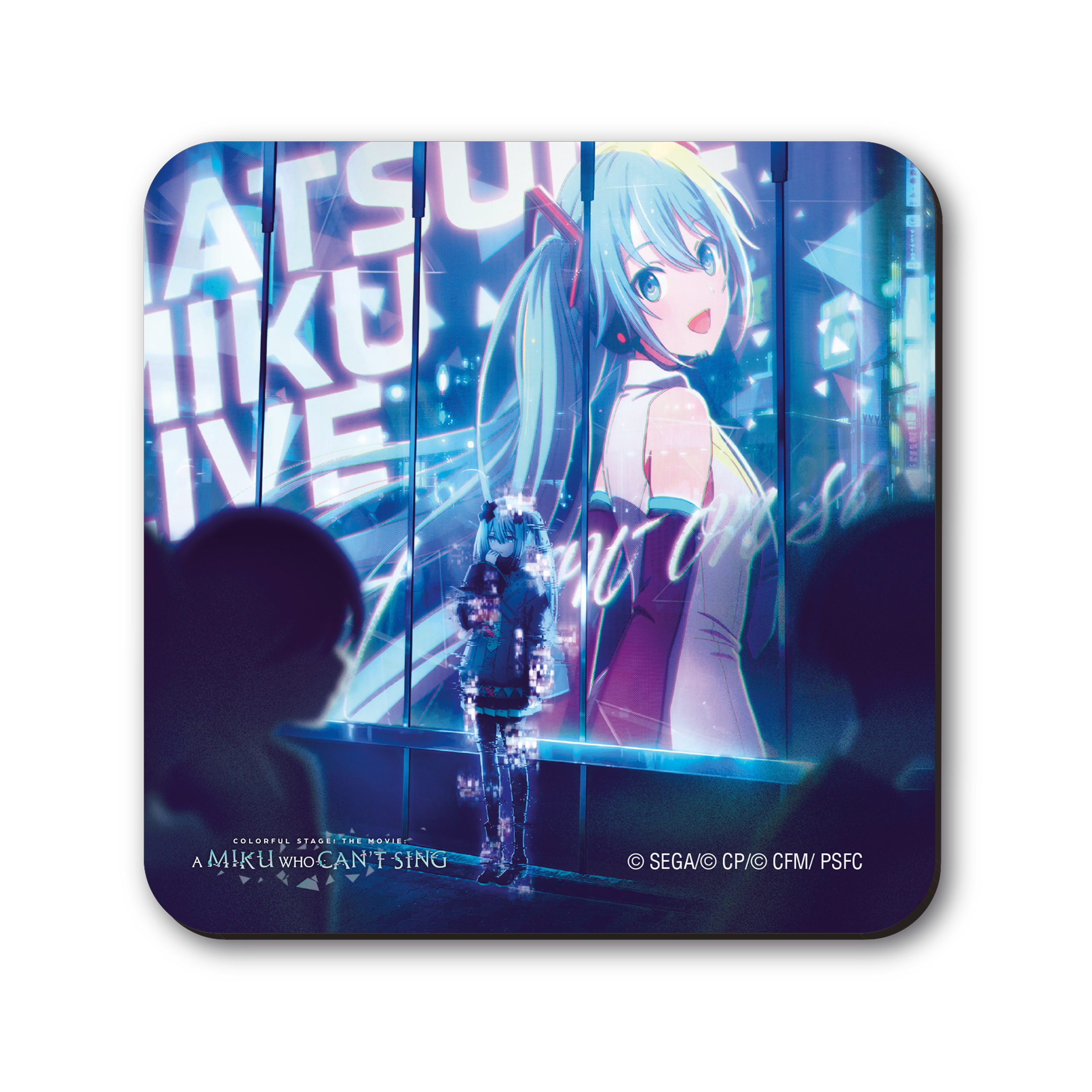 COLORFUL STAGE! The Movie: A Miku Who Can't Sing - Untersetzer-Set
