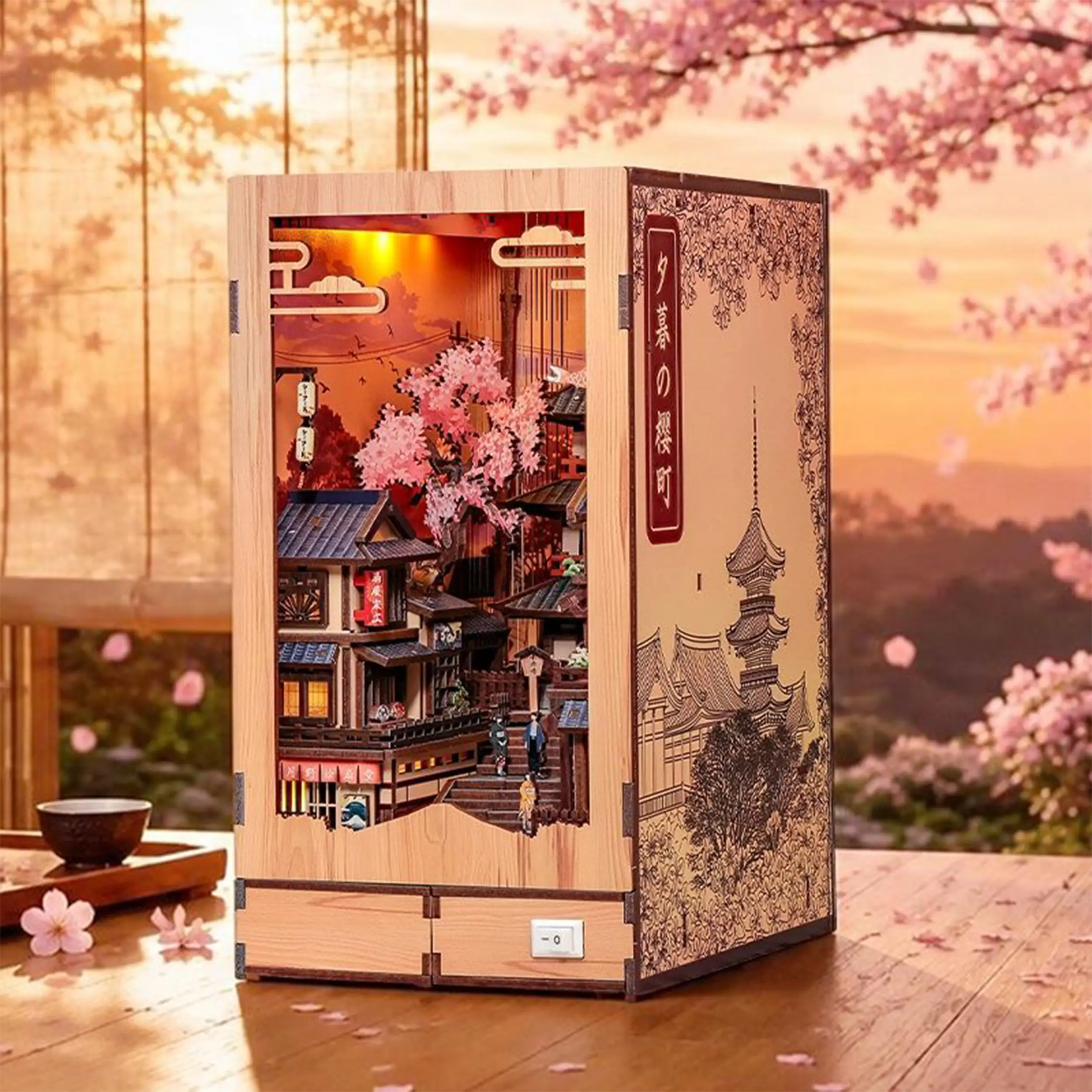 CuteBee - Book Nook - Twilight  Sakura Path