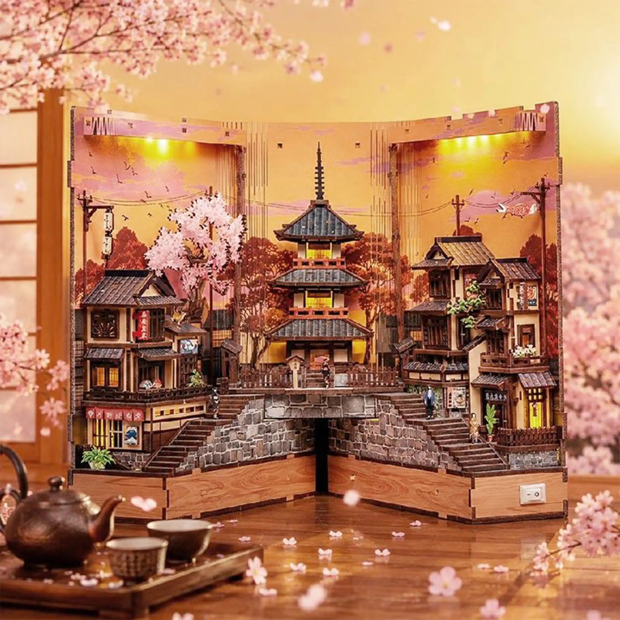 CuteBee - Book Nook - Twilight  Sakura Path