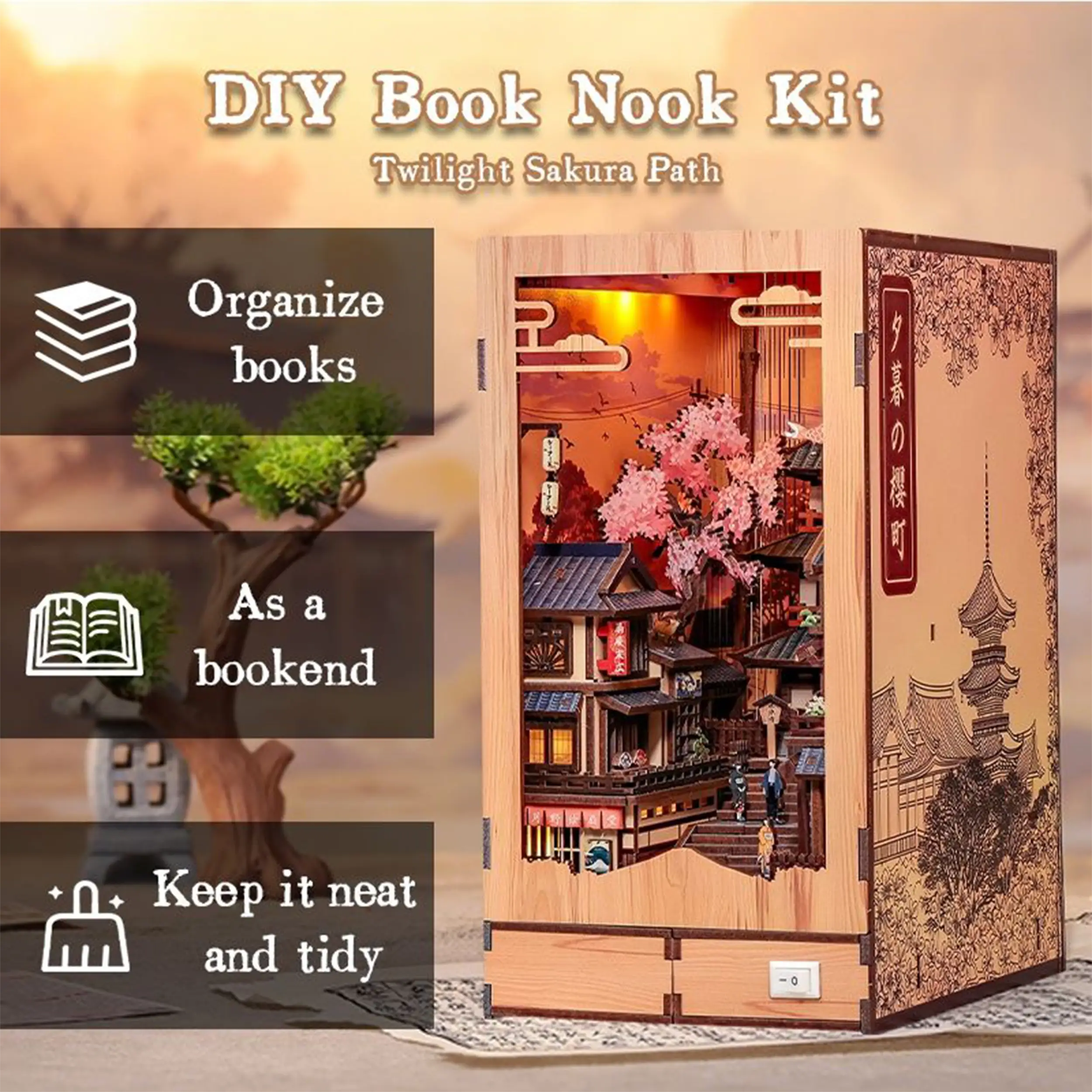 CuteBee - Book Nook - Twilight  Sakura Path