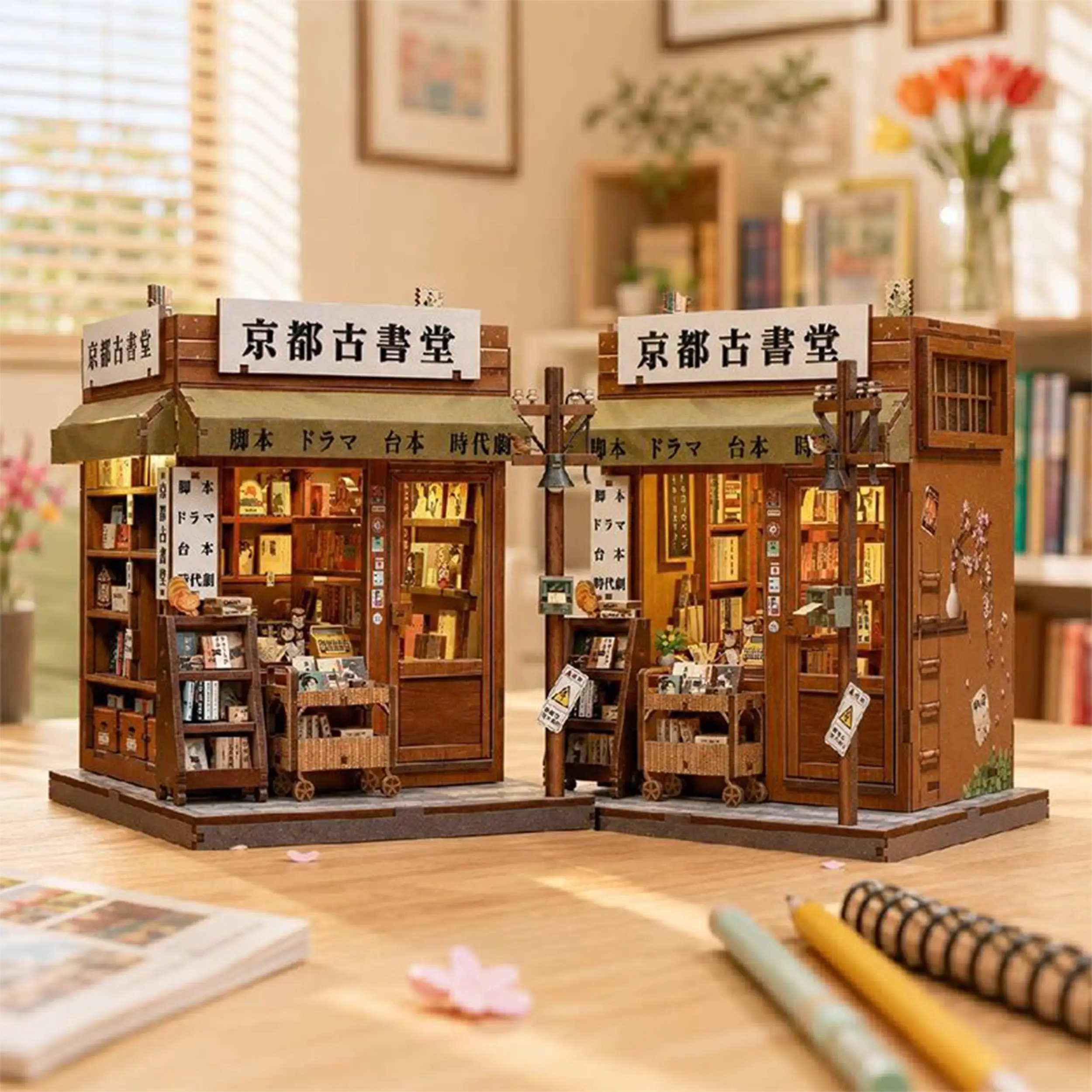 CuteBee - Miniatur Haus - Antique Bookery of Kyoto