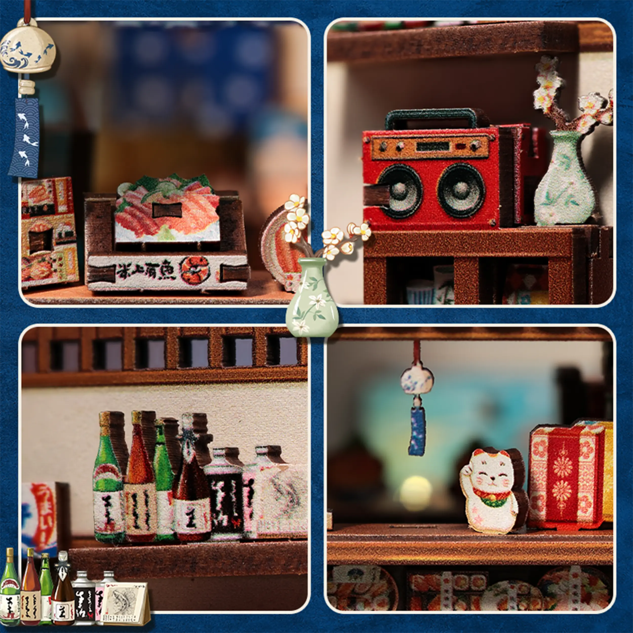 CuteBee - Miniatur Haus - Fukuoka Mentaiko Kitchen