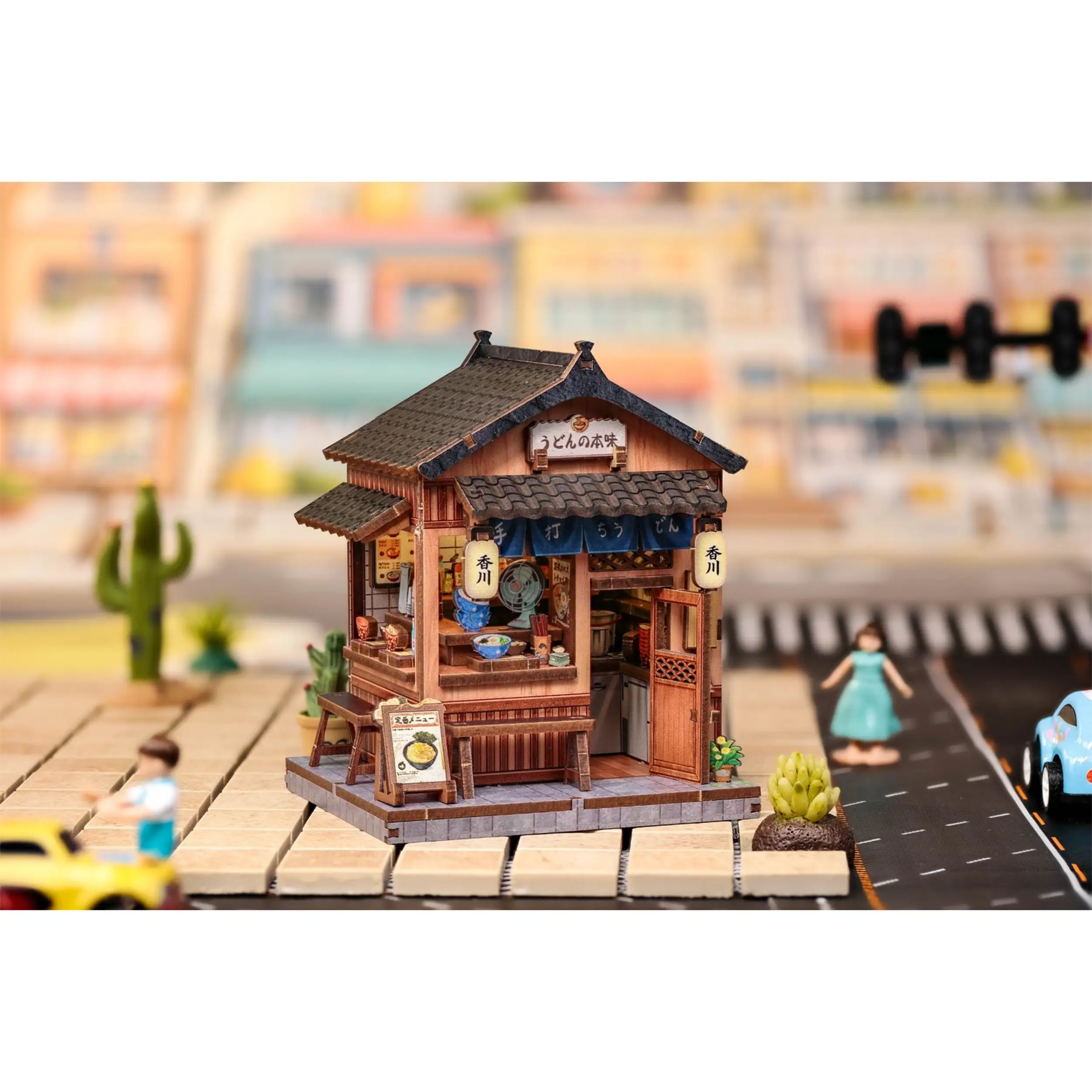 CuteBee - Miniatur Haus - Kagawa Udon House