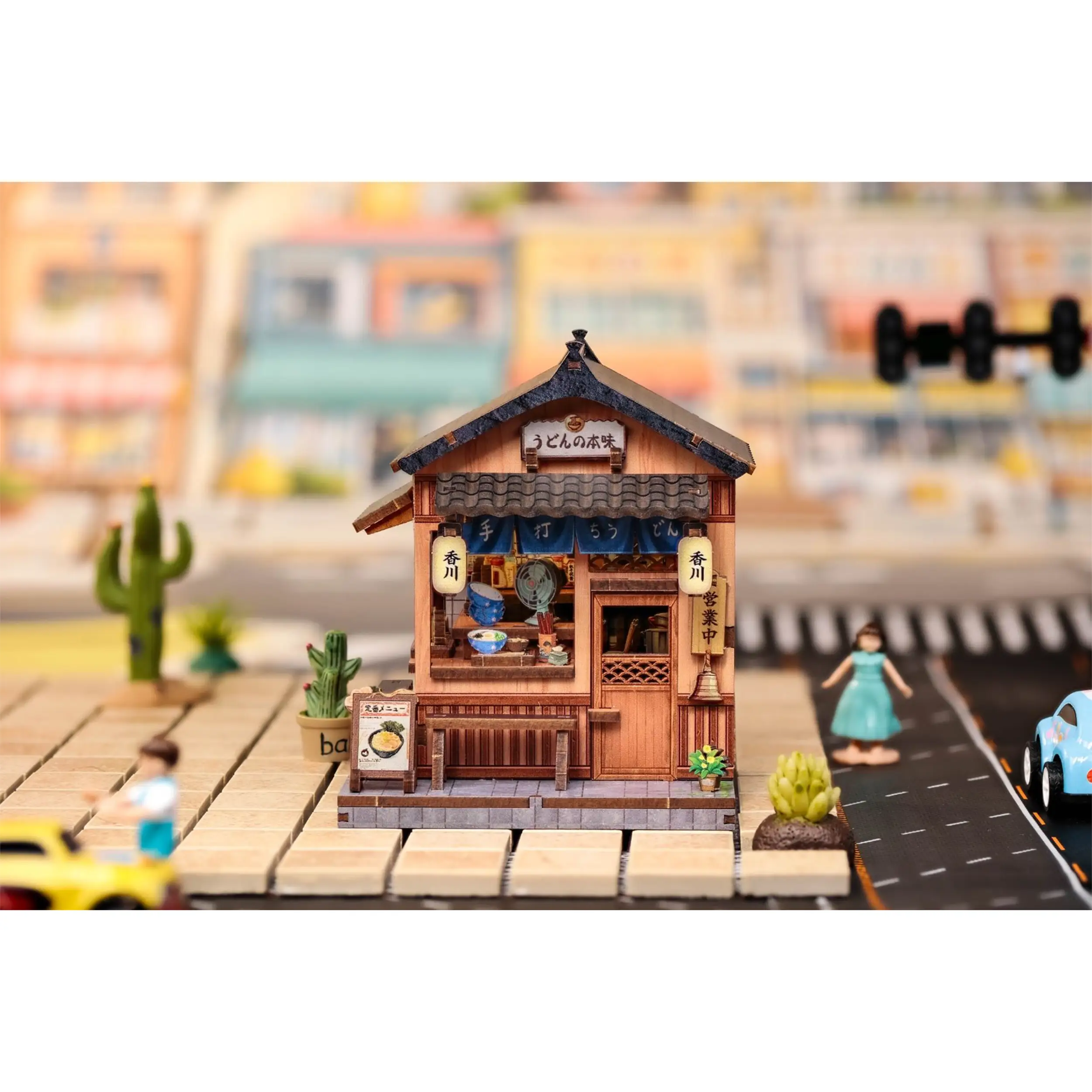 CuteBee - Miniatur Haus - Kagawa Udon House