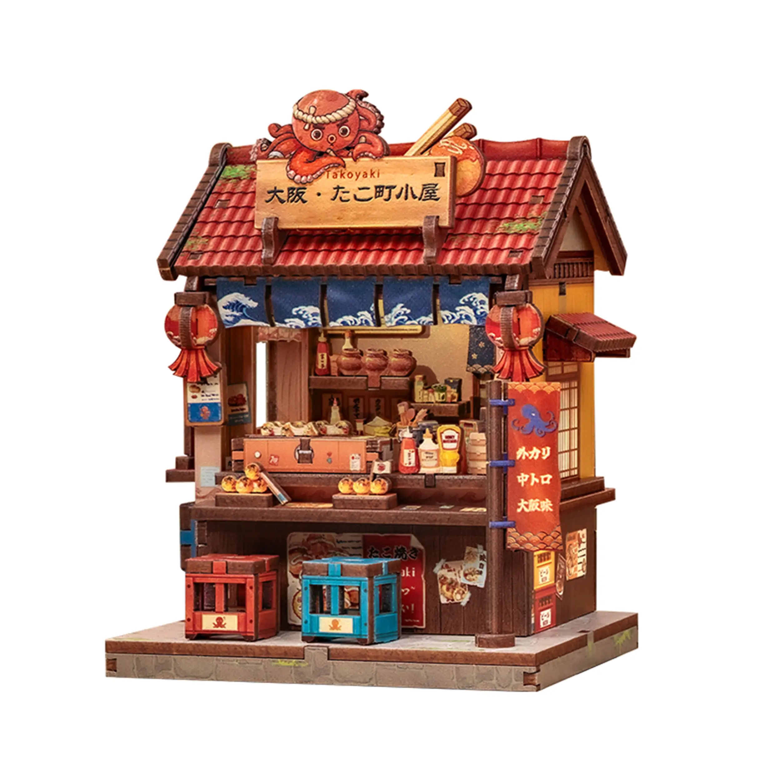 CuteBee - Miniatur Haus - Osaka Takoyaki