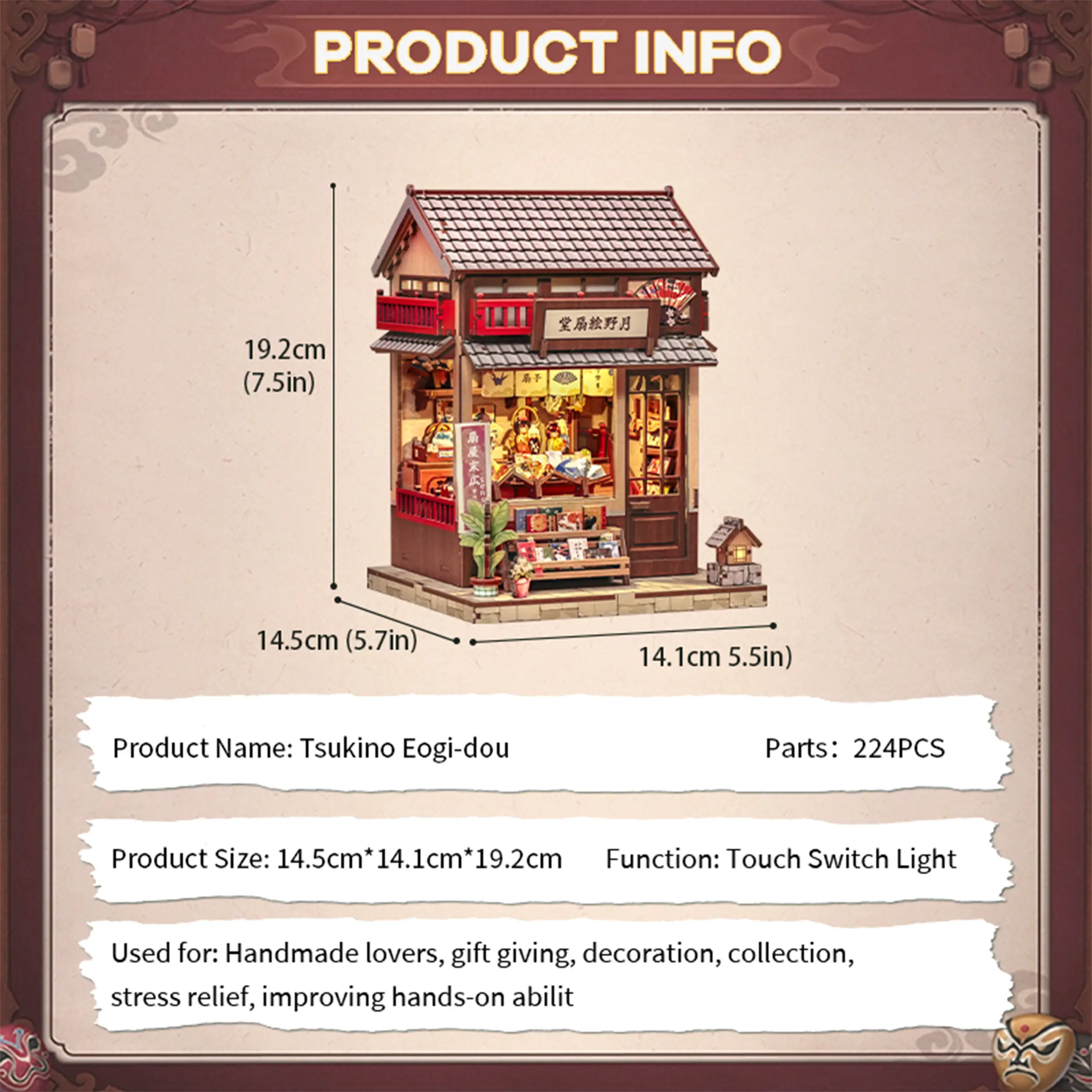 CuteBee - Miniatur Haus - Tsukino Eogi-dou