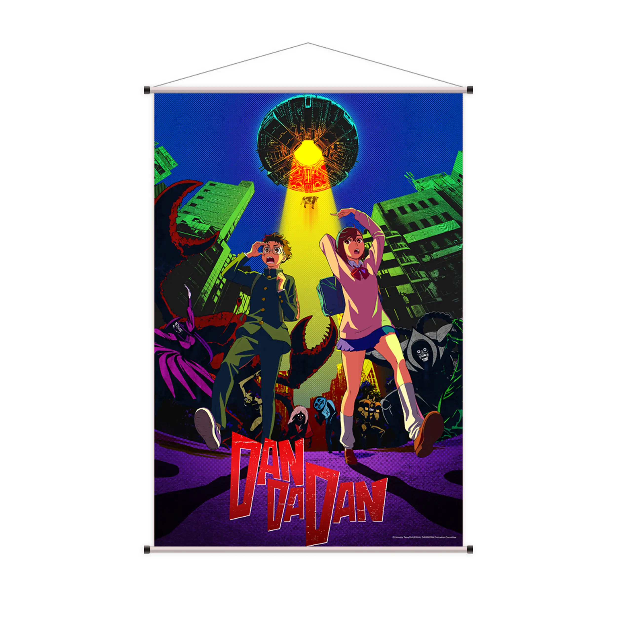 Dan Da Dan - Okarun & Momo - Wallscroll (60x90cm)