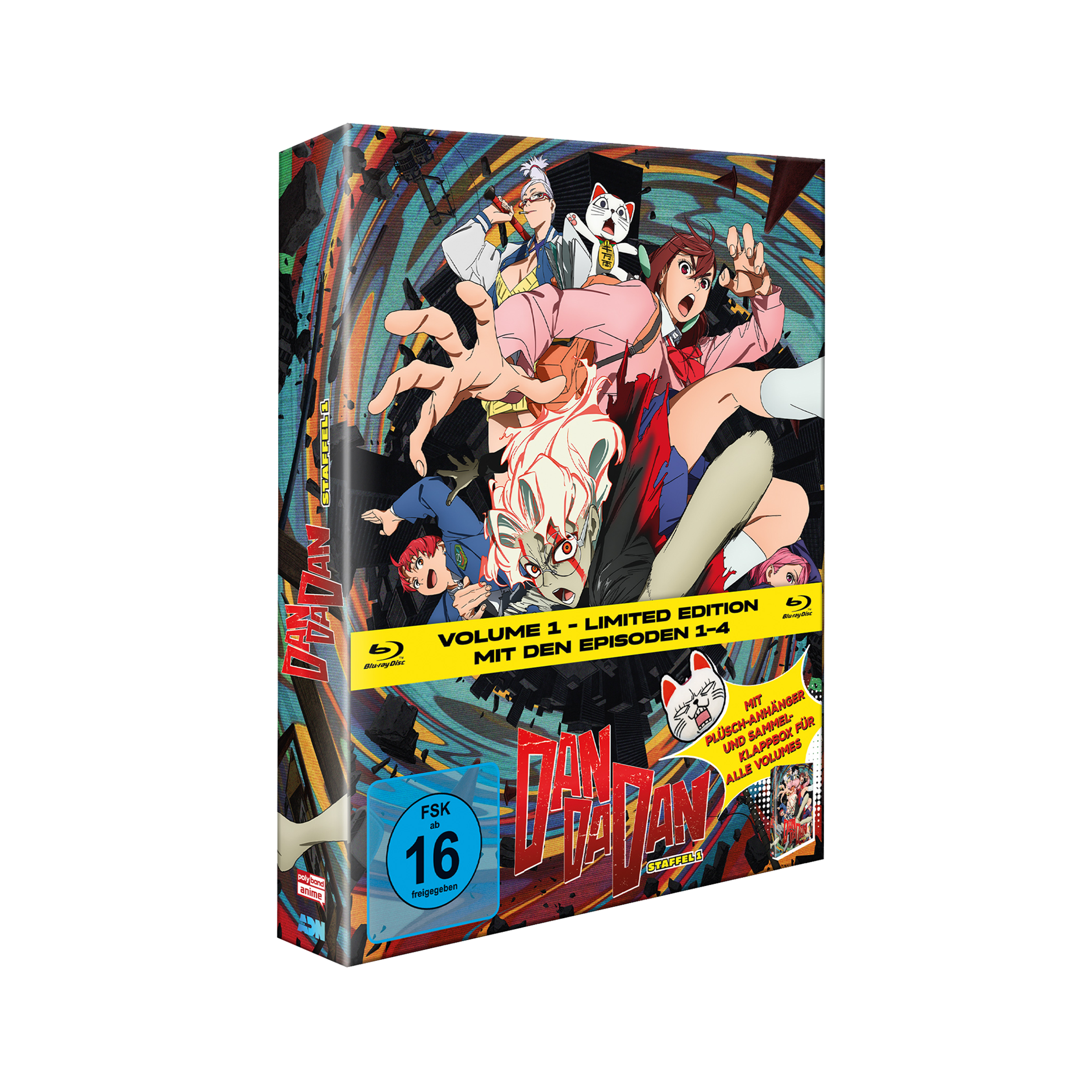 DAN DA DAN Season 1 - Vol. 1 - Limited Edition mit Sammelklappbox und Plüsch-Anhänger (Blu-ray)