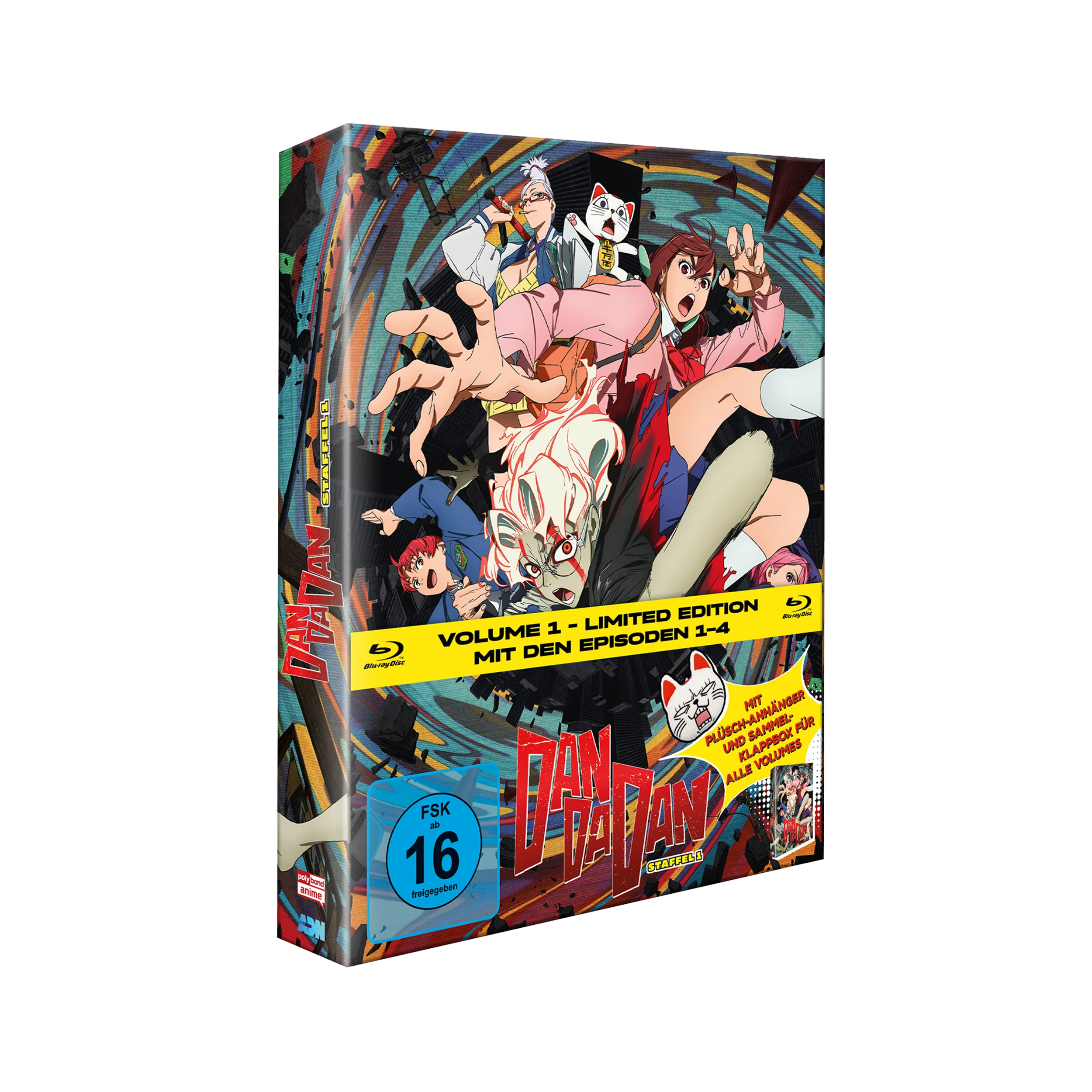 DAN DA DAN Season 1 - Vol. 1 - Limited Edition mit Sammelklappbox und Plüsch-Anhänger (Blu-ray)