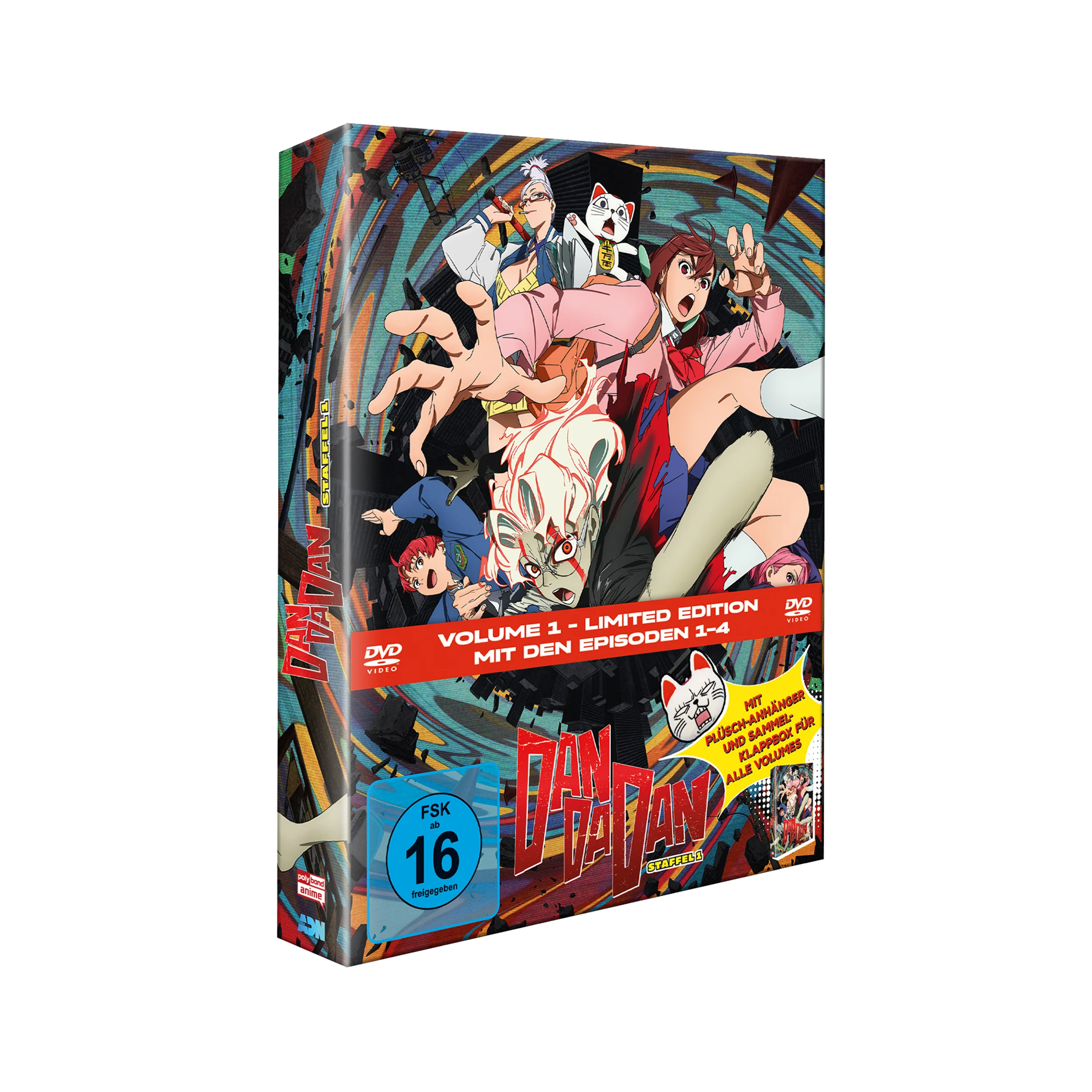 DAN DA DAN Season 1 - Vol. 1 - Limited Edition mit Sammelklappbox und Plüsch-Anhänger (DVD)