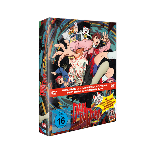 DAN DA DAN Season 1 - Vol. 1 - Limited Edition mit Sammelklappbox und Plüsch-Anhänger (DVD)