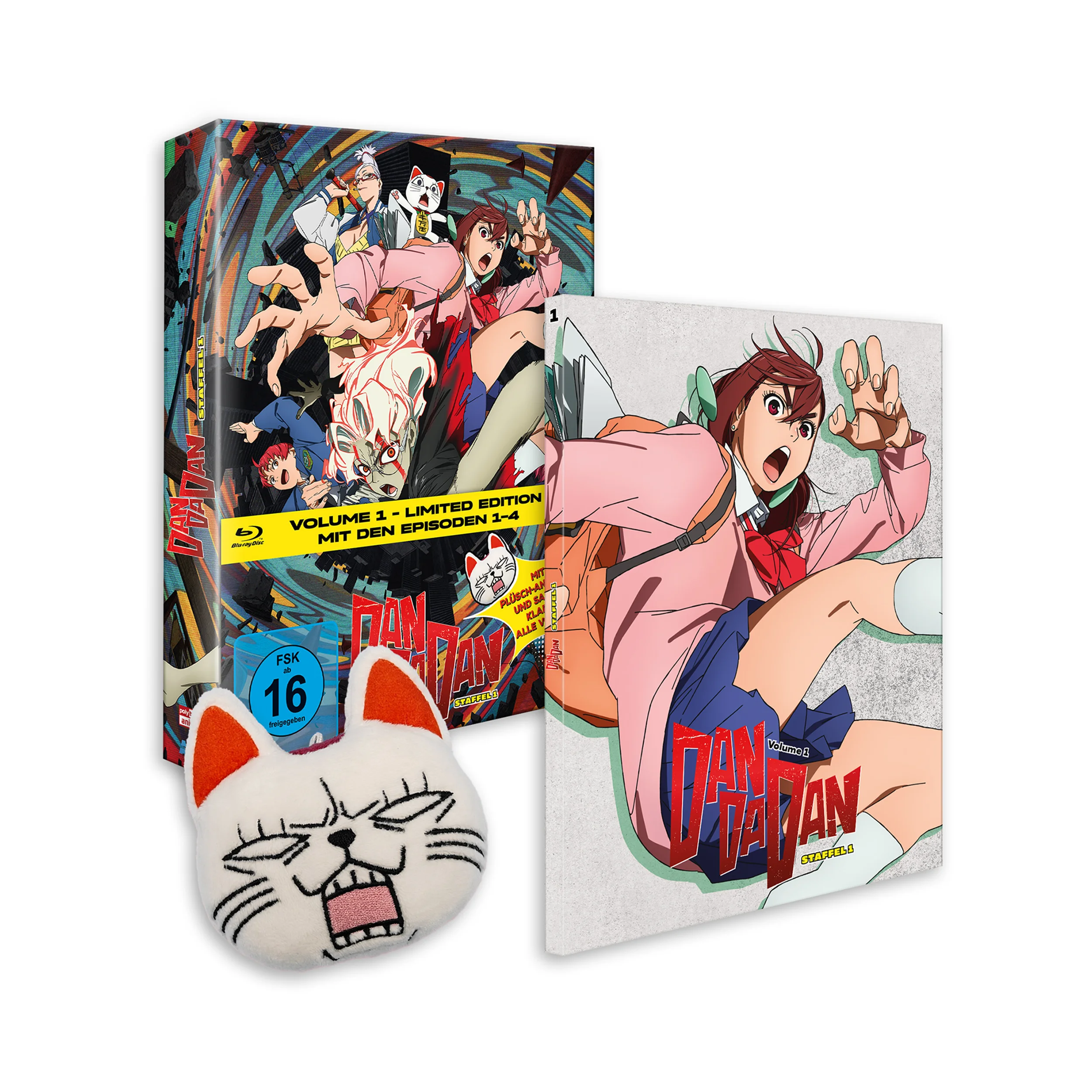 DAN DA DAN Season 1 - Vol. 1 - Limited Edition mit Sammelklappbox und Plüsch-Anhänger (Blu-ray)
